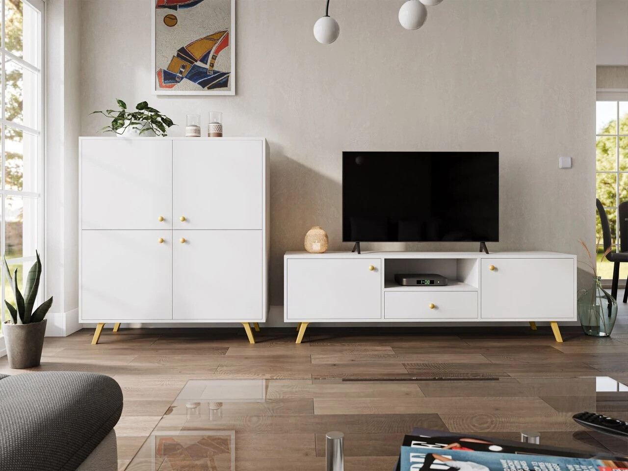 Woonkamerset Monfera 105 (Wit)