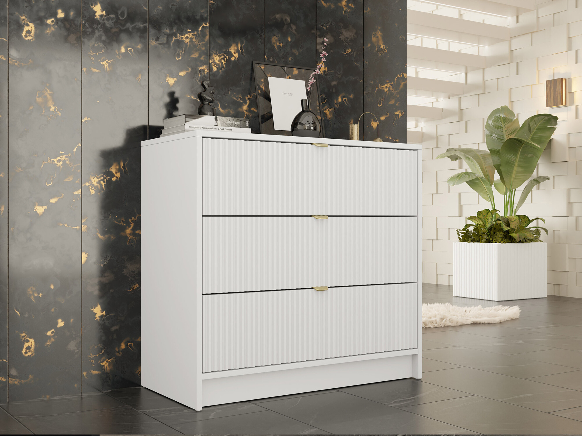 Ladekast Comfivo Papilio I (Wit)