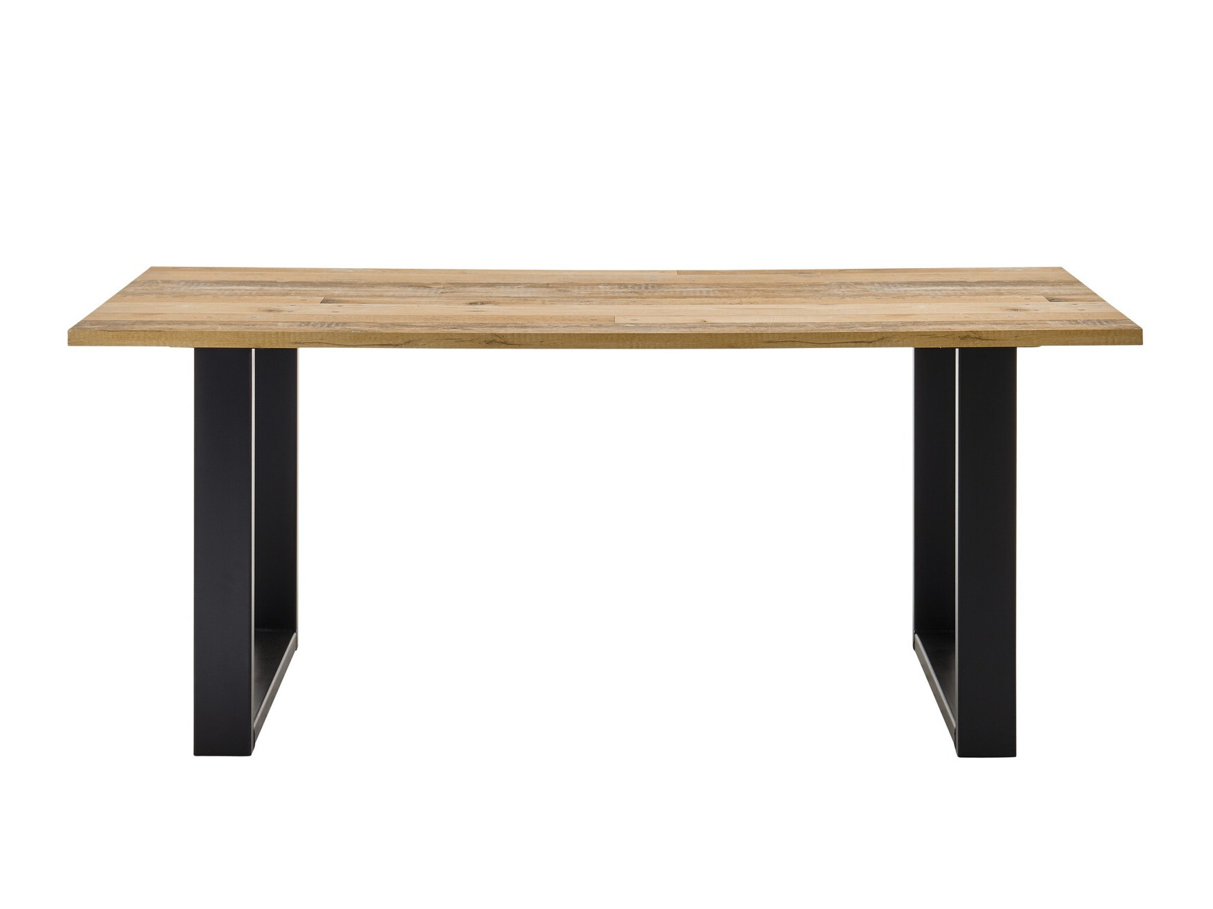 Tafel Cirtale 100 (Verouderd hout + Antraciet)