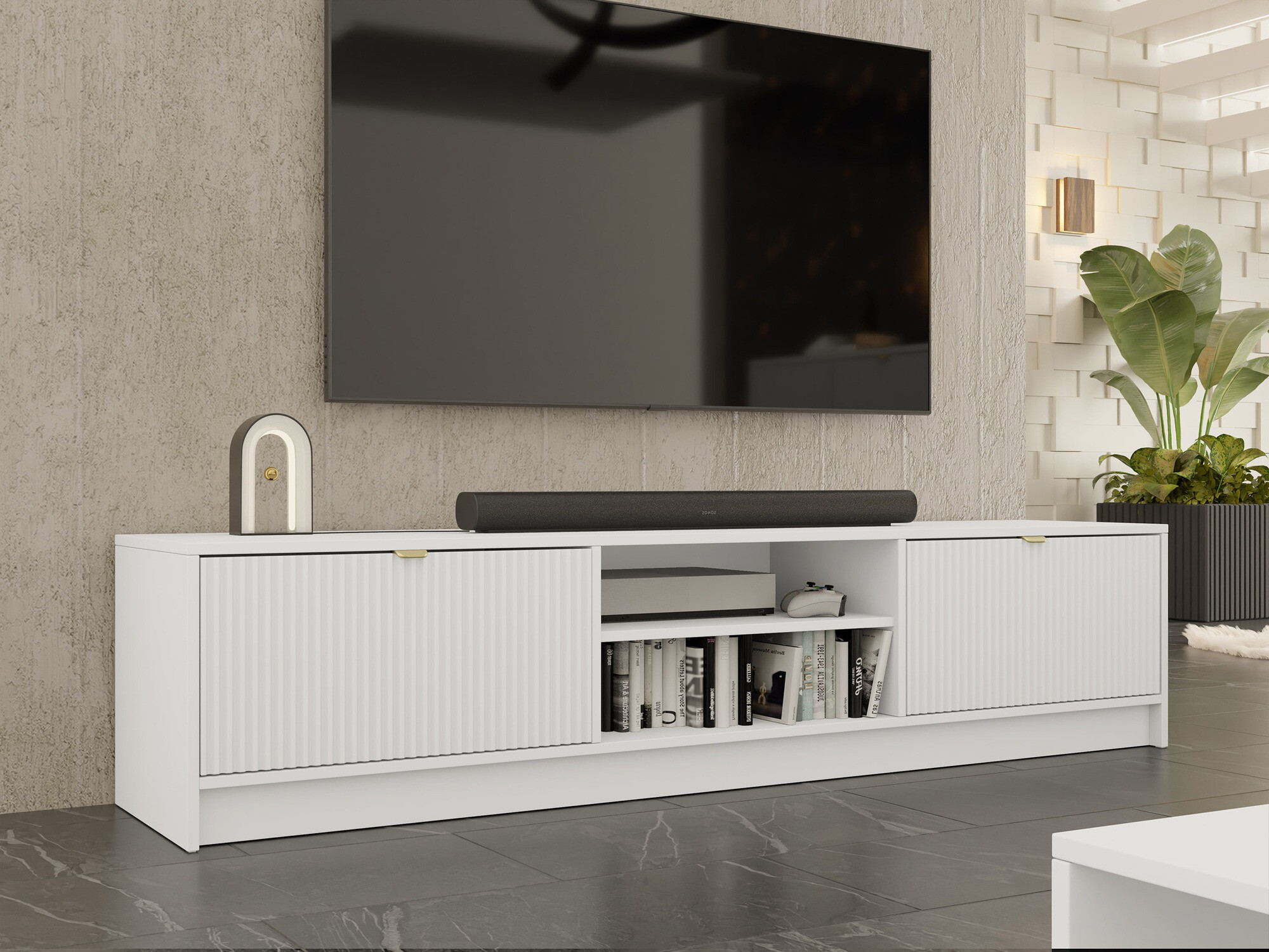 TV-meubel Comfivo Papilio I (Wit)