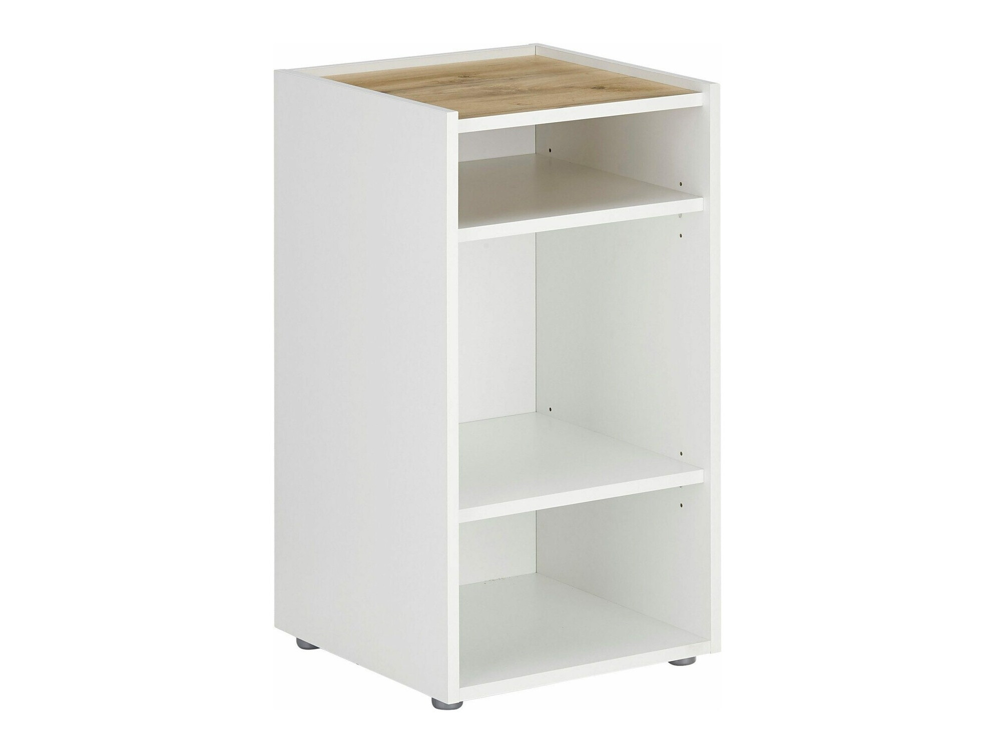 Boekenkast Elbsori 149 (Wit + Wotan eik)