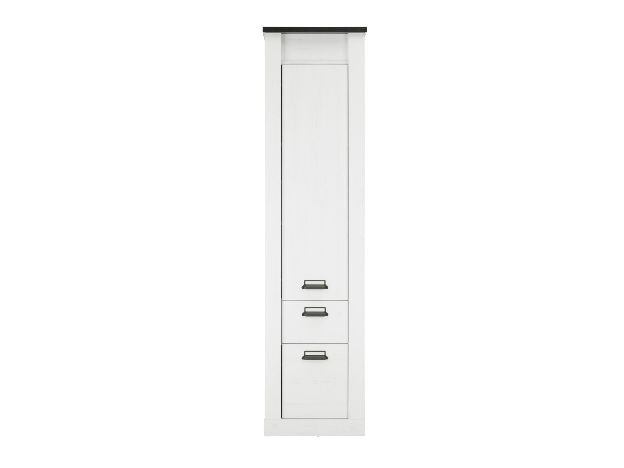 Boekenkast Cirtale 115 (Antraciet + Gebleekt grenen)