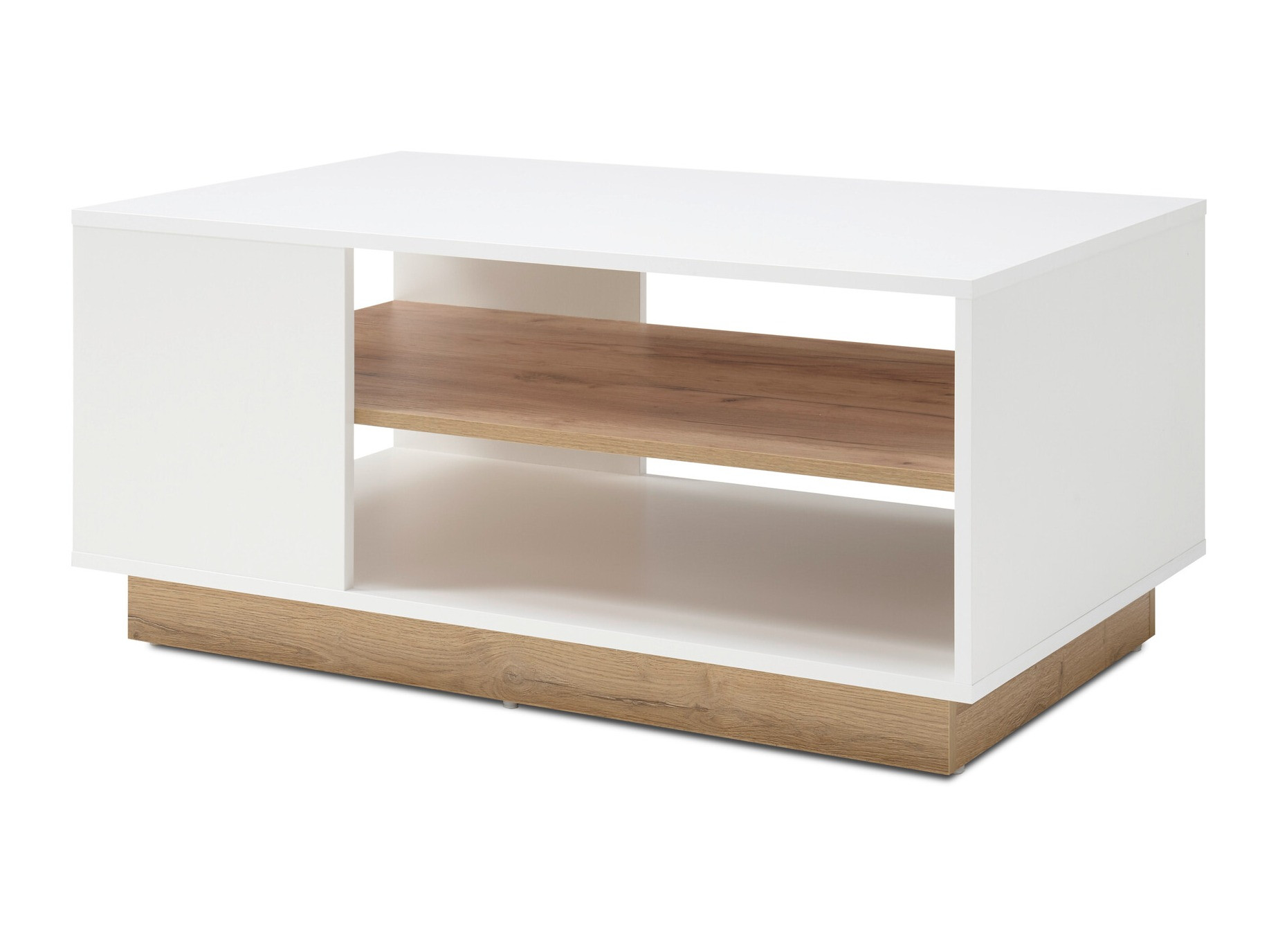Salontafel Veropho 108 (Wit + Kleinzoon eik)