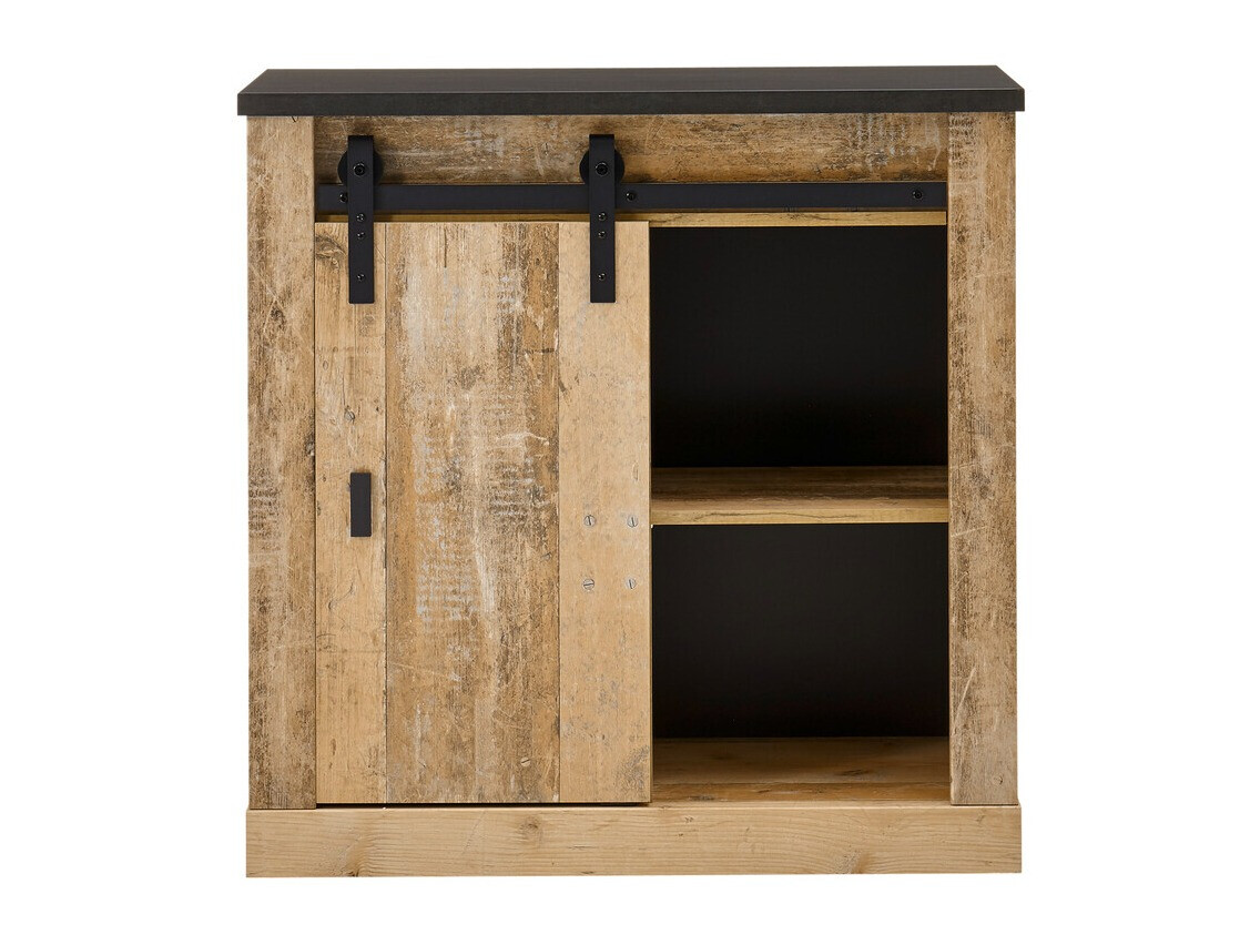Dressoir Cirtale 119 (Verouderd hout + Antraciet)
