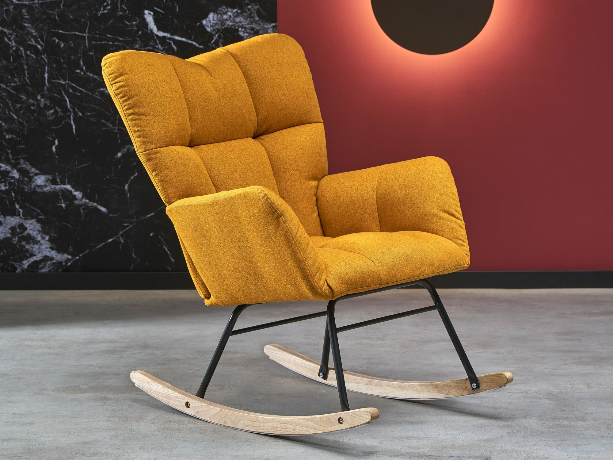 Schommelstoel Houston 1595 (Geel)