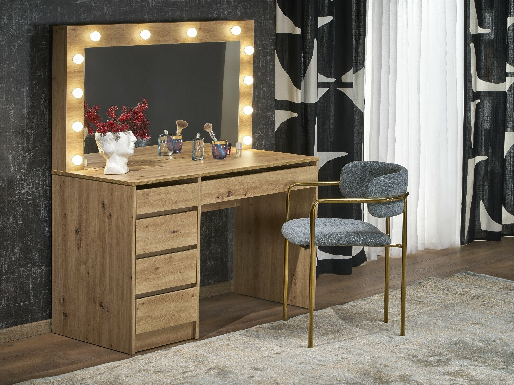 Kaptafel Houston 1504 (Artisan eiken)