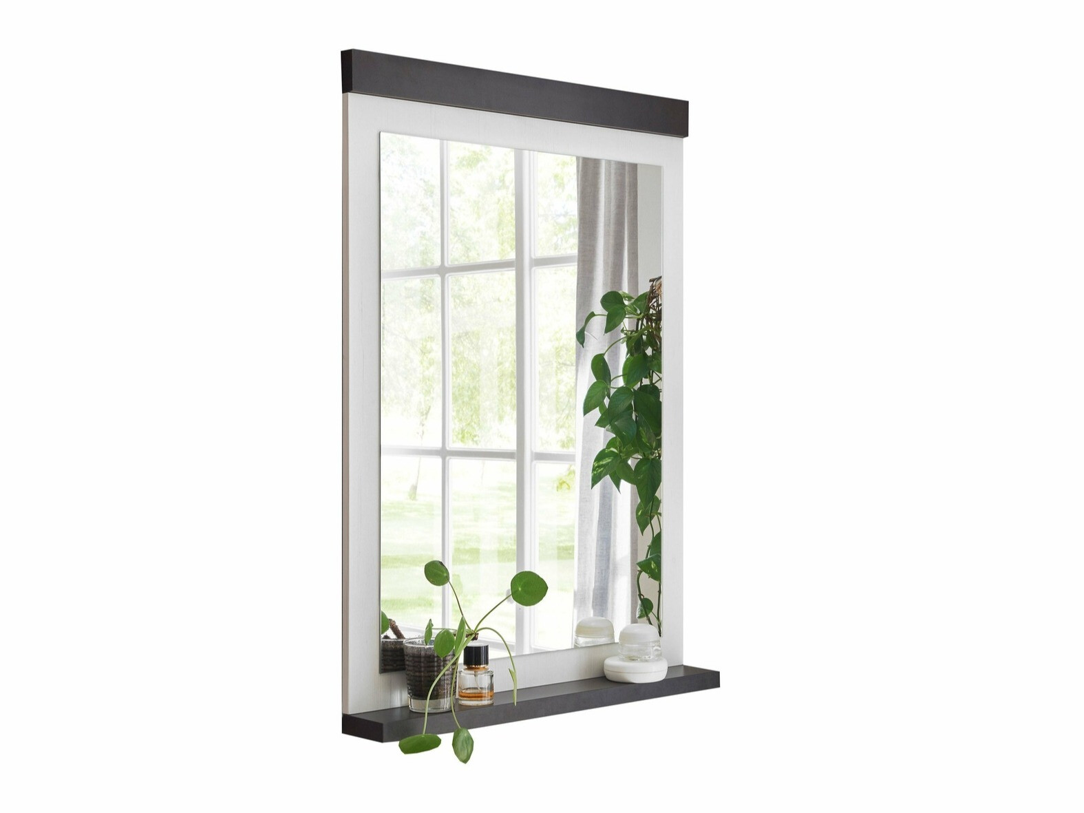 Spiegel Cirtale 127 (Antraciet + Gebleekt grenen)
