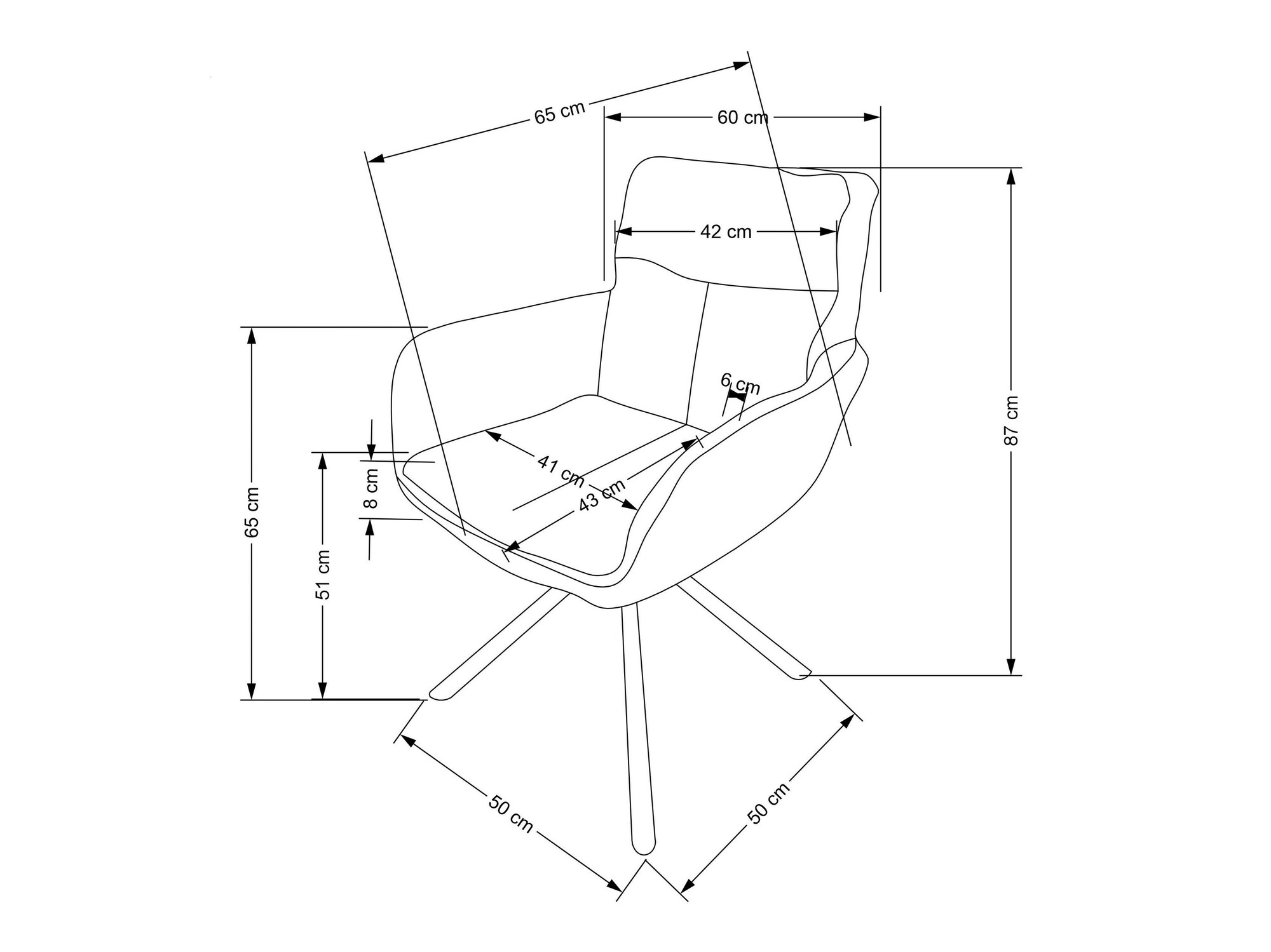 Stoel Houston 1564 (Groen)