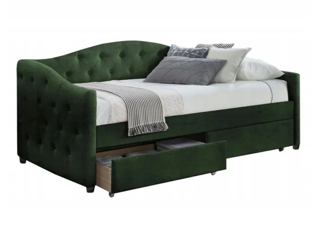 Bed Houston Mane (Donkergroen)