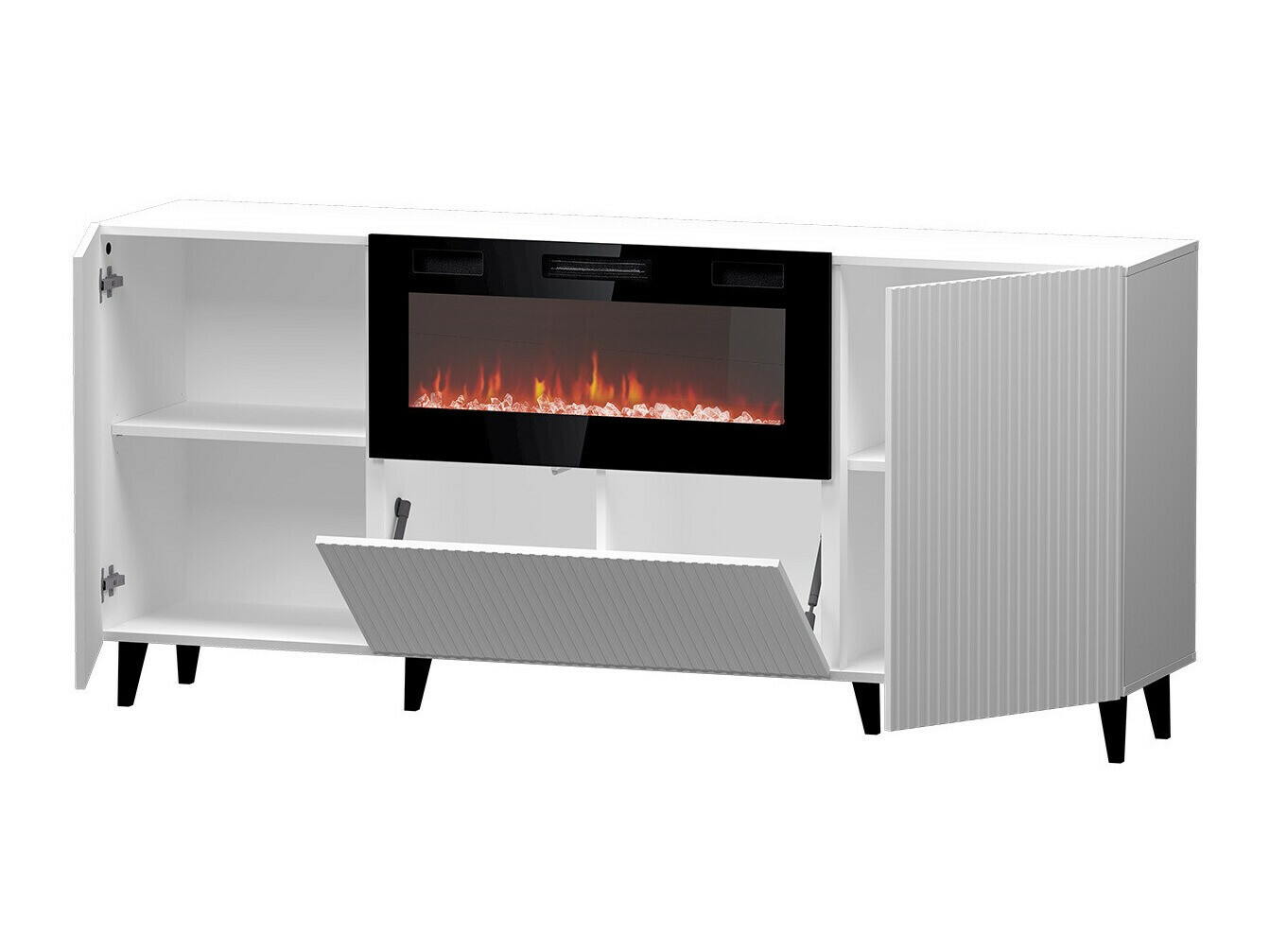 Dressoir Dicto I (Wit + Zwart)