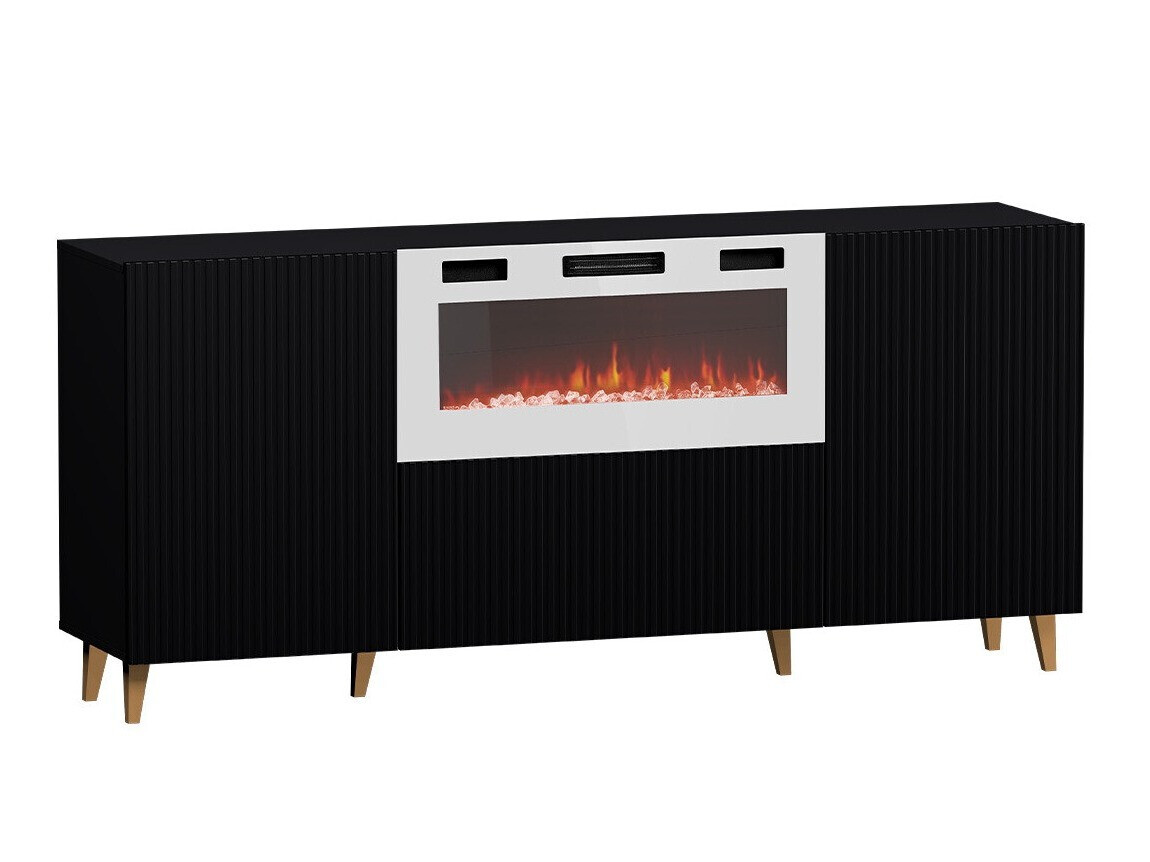 Dressoir Levmari 104 (Zwart + Gouden)