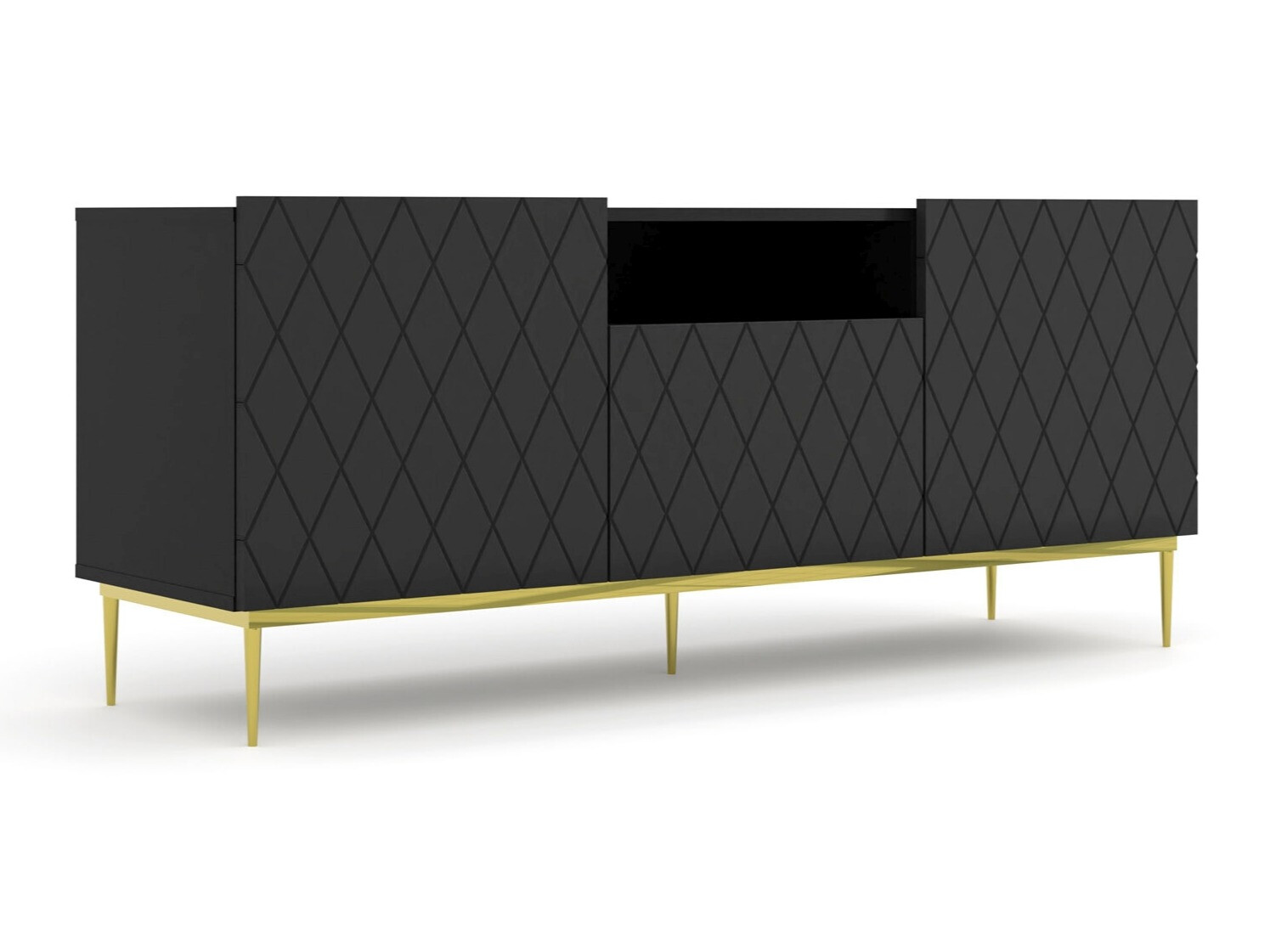 TV-meubel Melmoro 100 (Zwart)