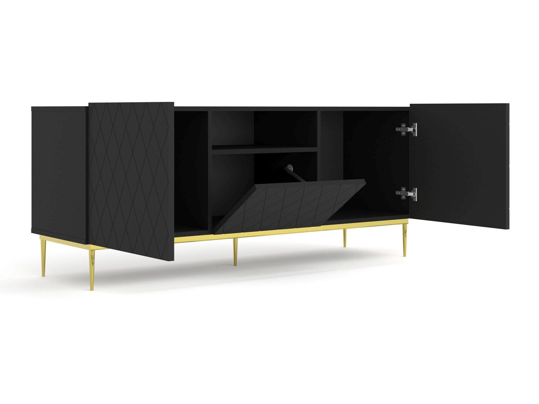 TV-meubel Melmoro 100 (Zwart)