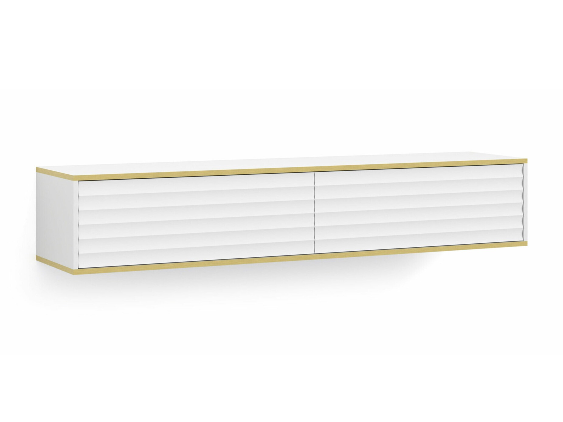 TV-meubel Buffalo 101 (Wit + Gouden)