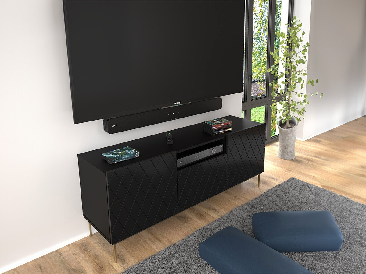 TV-meubel Melmoro 100 (Zwart)