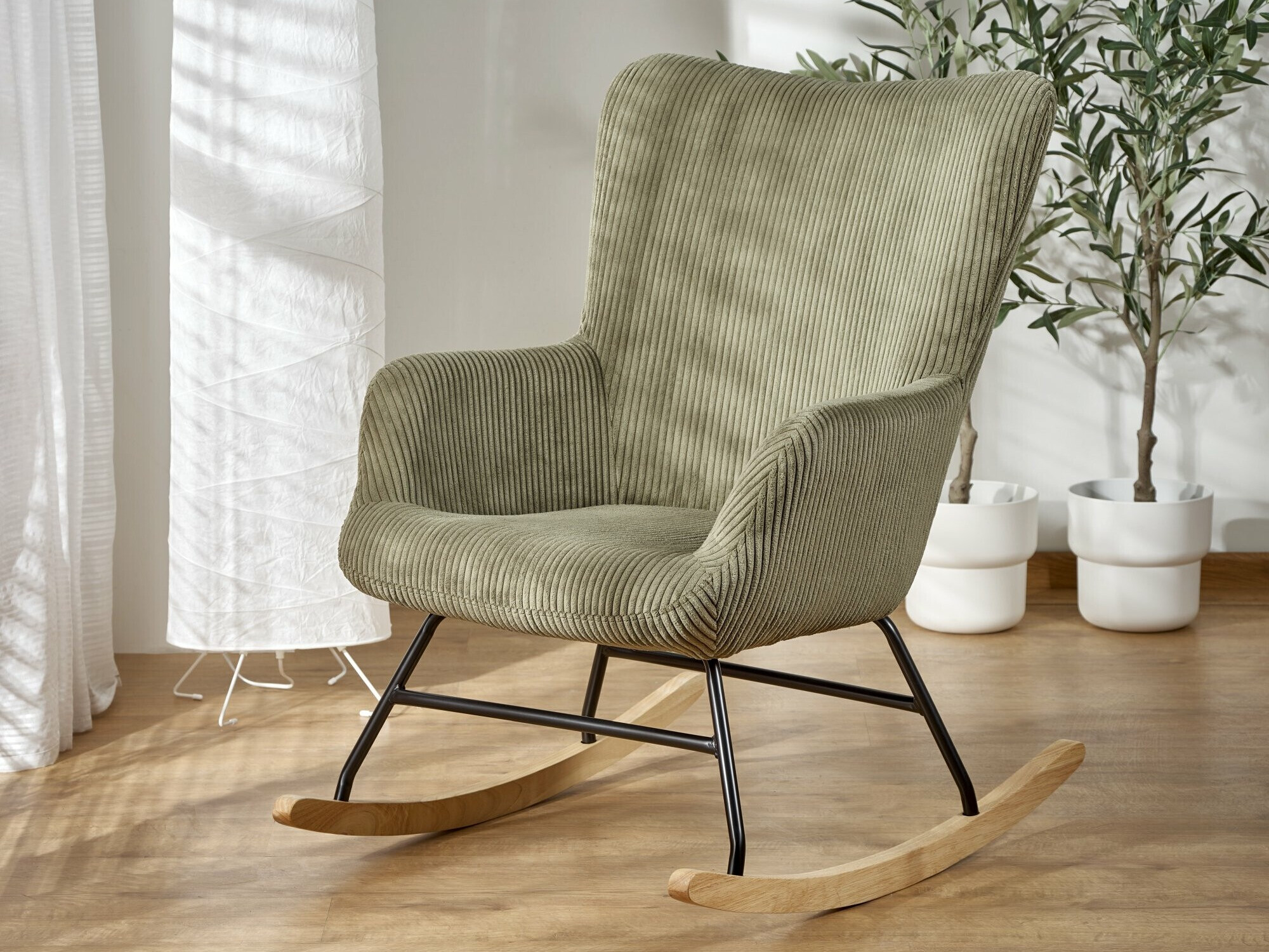 Schommelstoel Houston 1611 (Licht olijfboom)