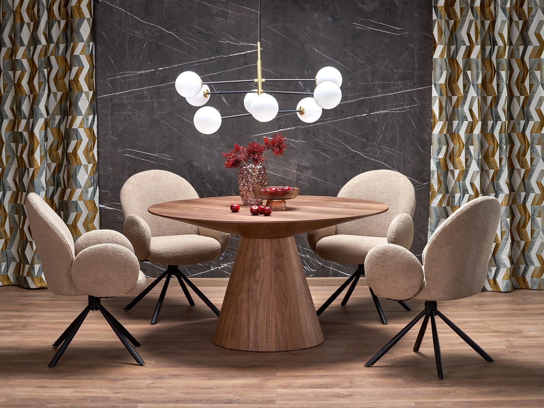 Stoel Houston 1527 (Cappuccino + Zwart)