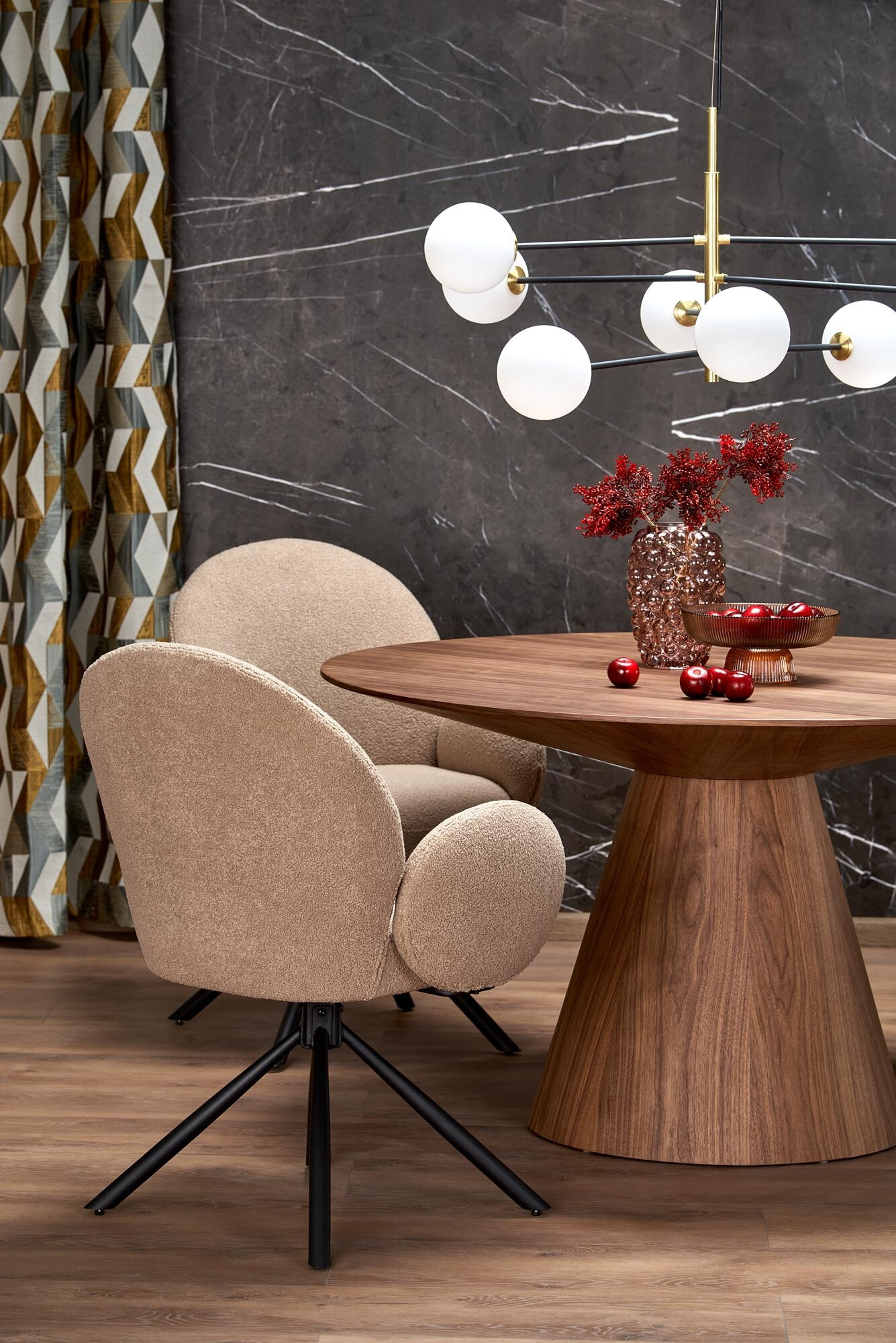 Stoel Houston 1527 (Cappuccino + Zwart)