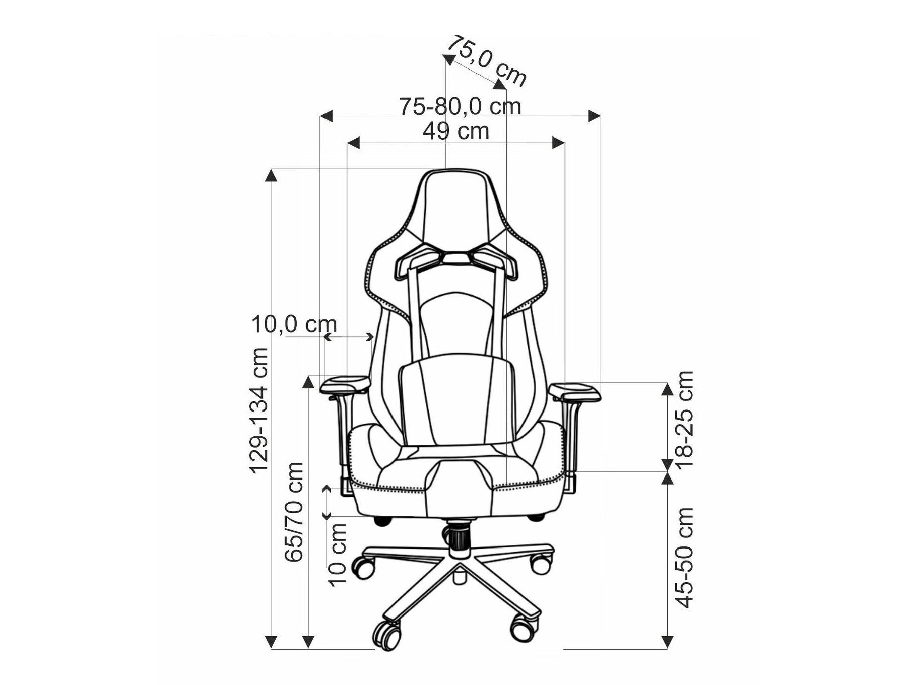 Gamingstoel Houston 1619