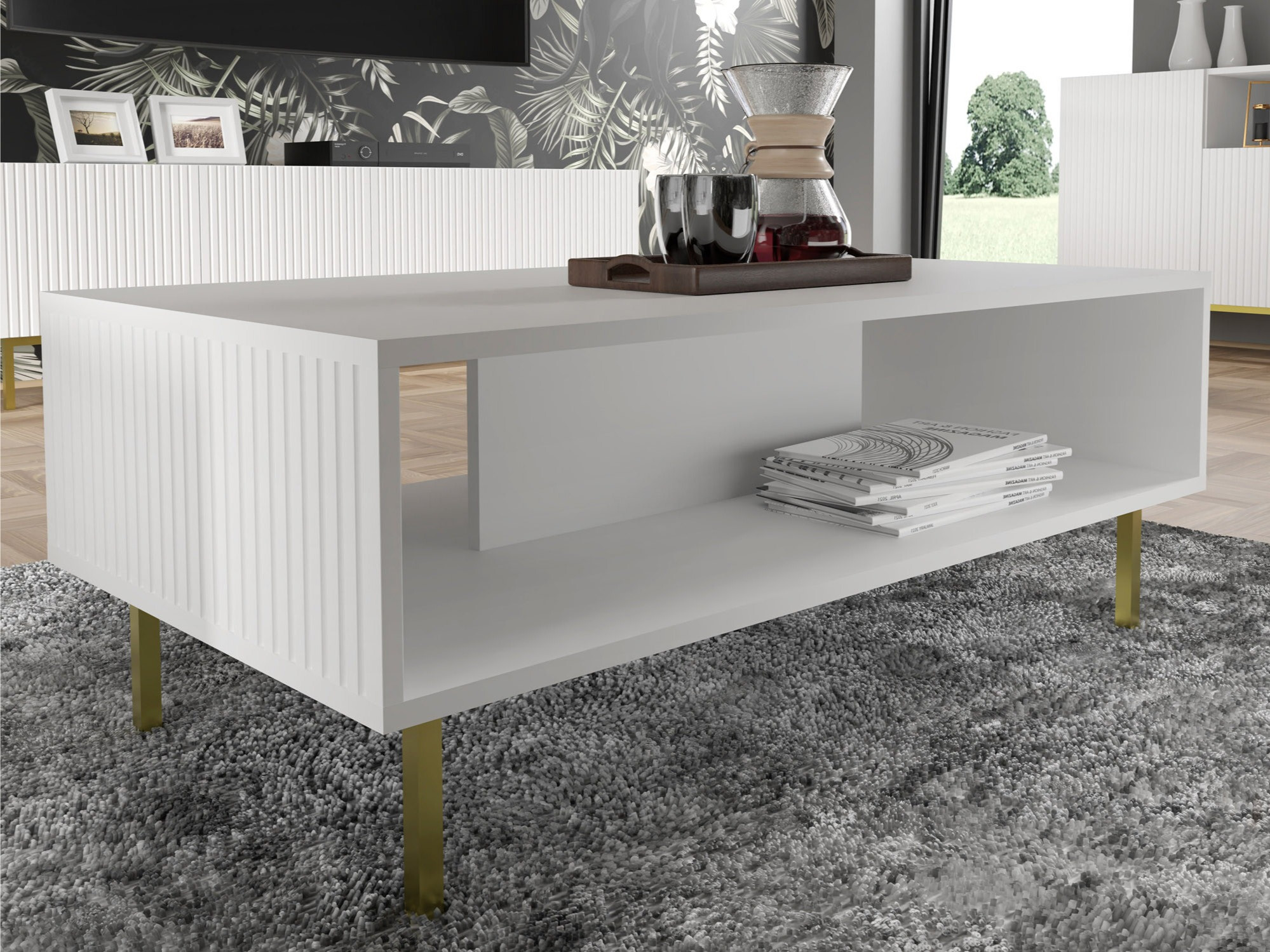 Salontafel Mirmaro 104 (Wit)