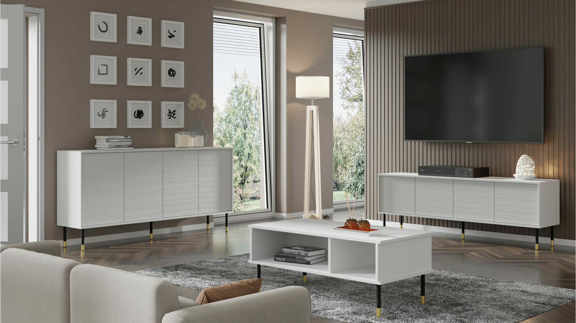 Dressoir Romtole 101 (Wit)