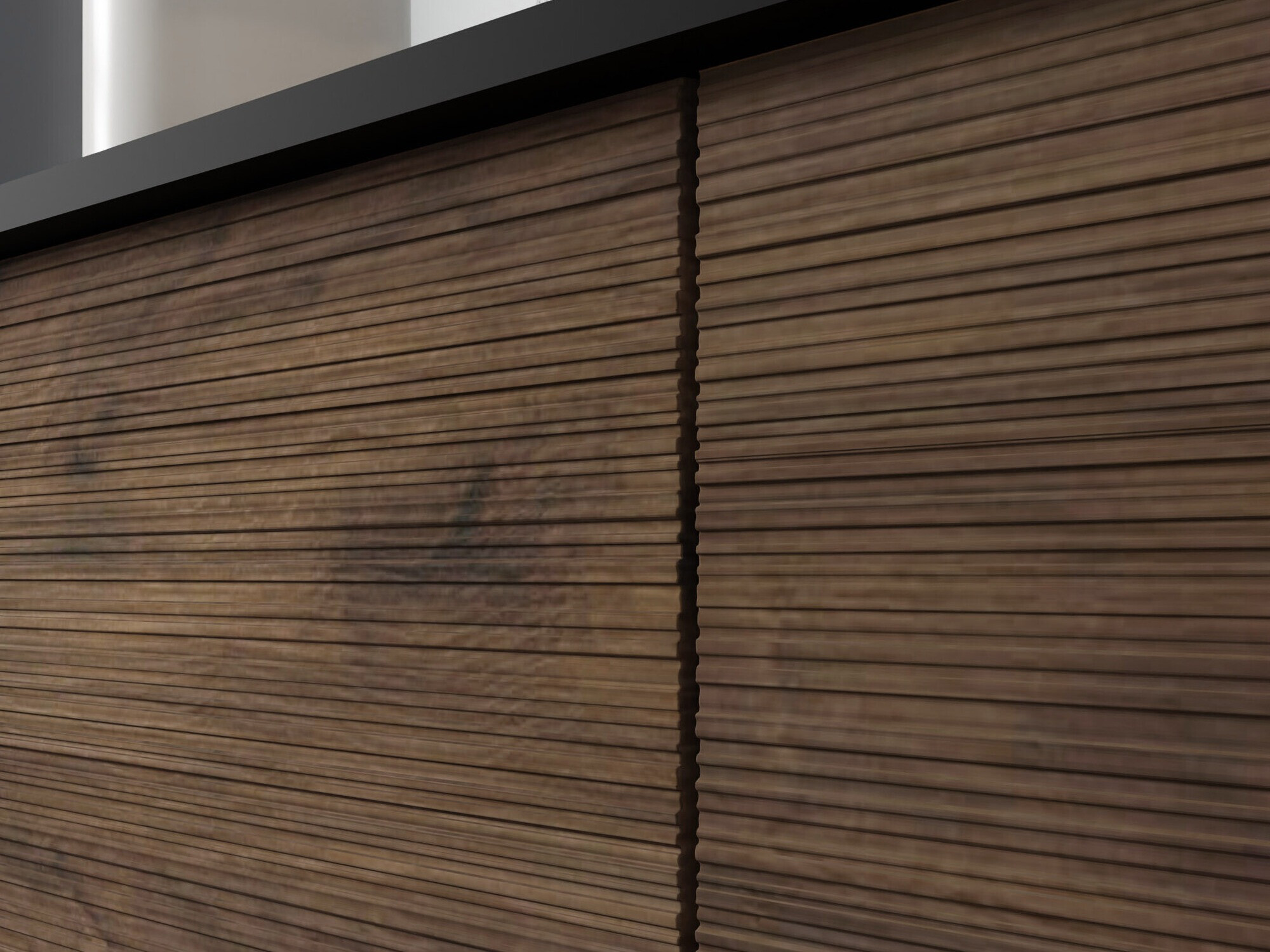 Dressoir Romtole 101 (Zwart + Donkere eik)