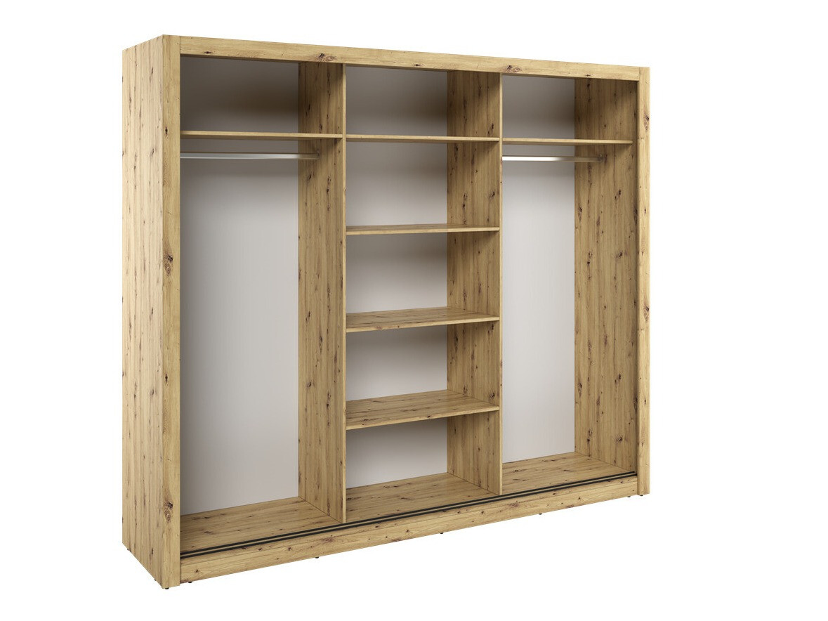 Kledingkast Fresno 101 (Artisan eiken)