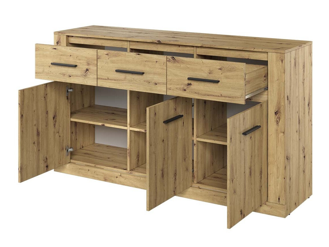 Ladekast Fresno 107 (Artisan eiken)