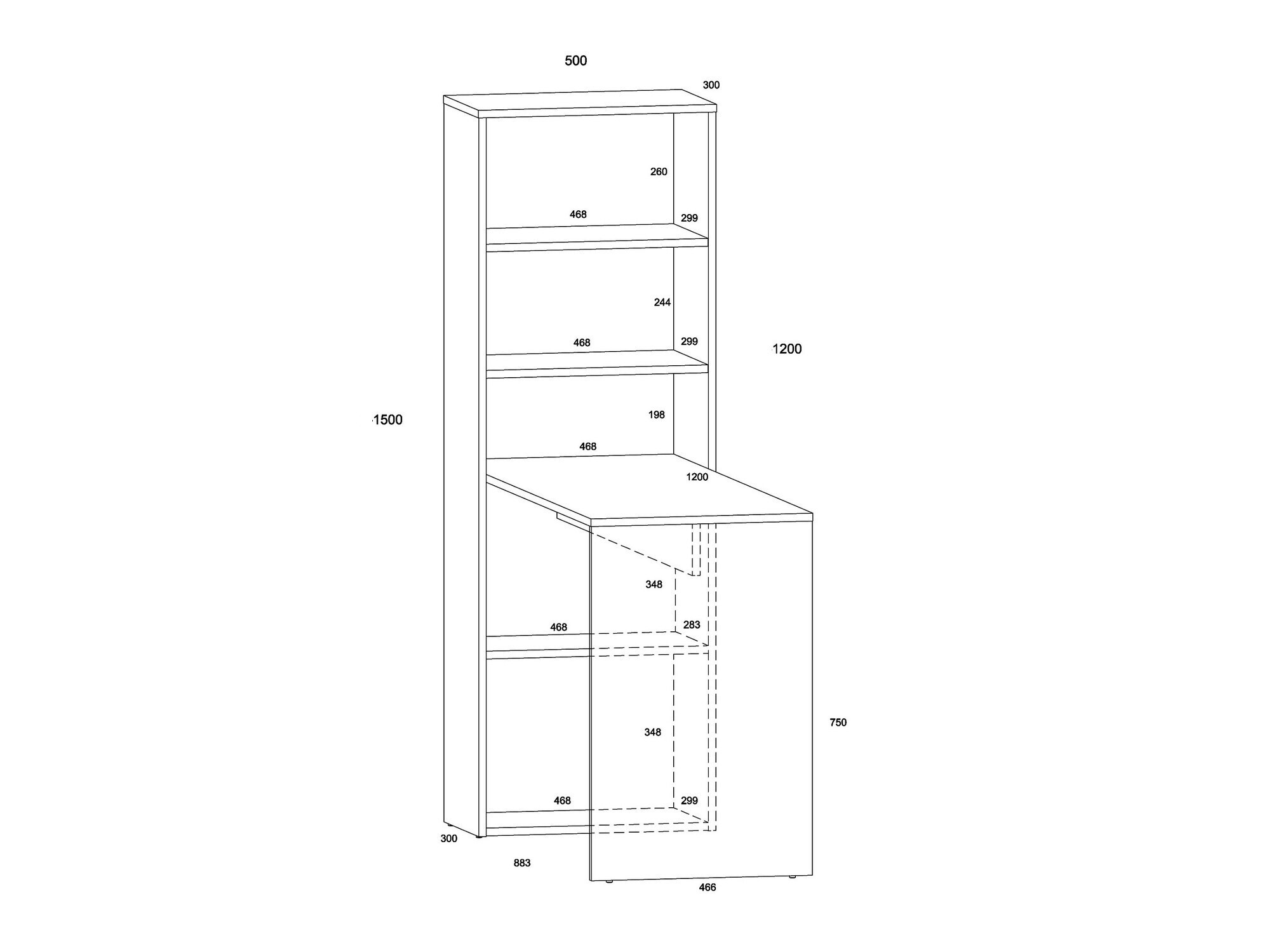 Bureau Buffalo 111 (Wit)