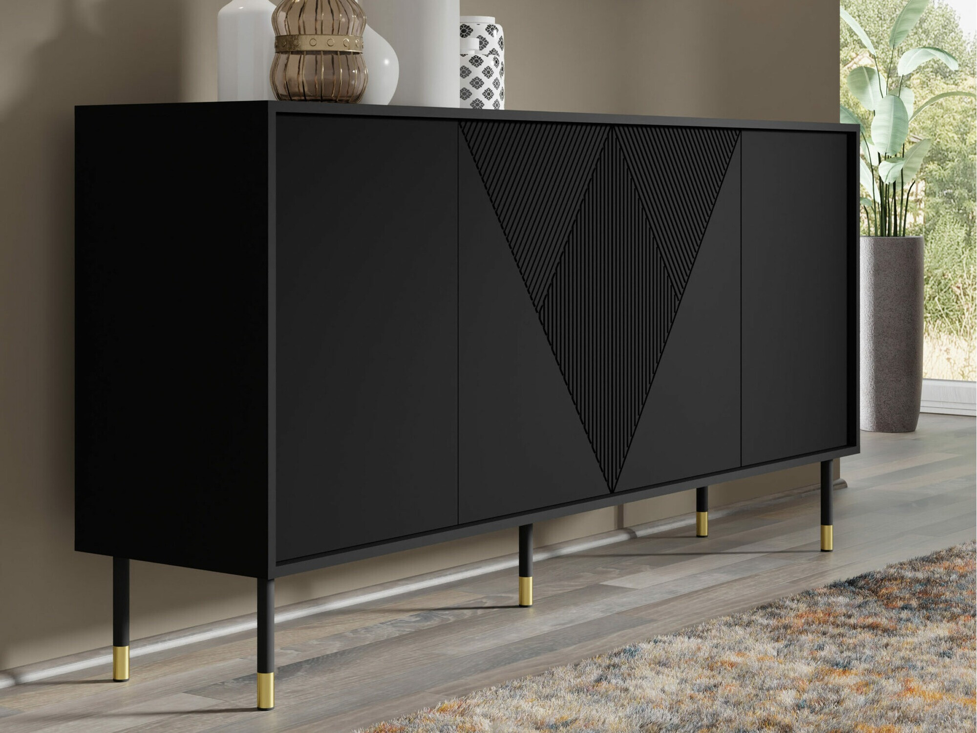 Dressoir Teopha 101 (Zwart)