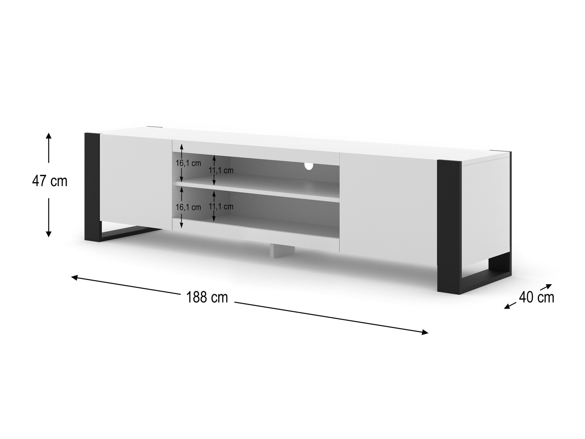 TV-meubel Tivtora 101 (Artisan eiken)