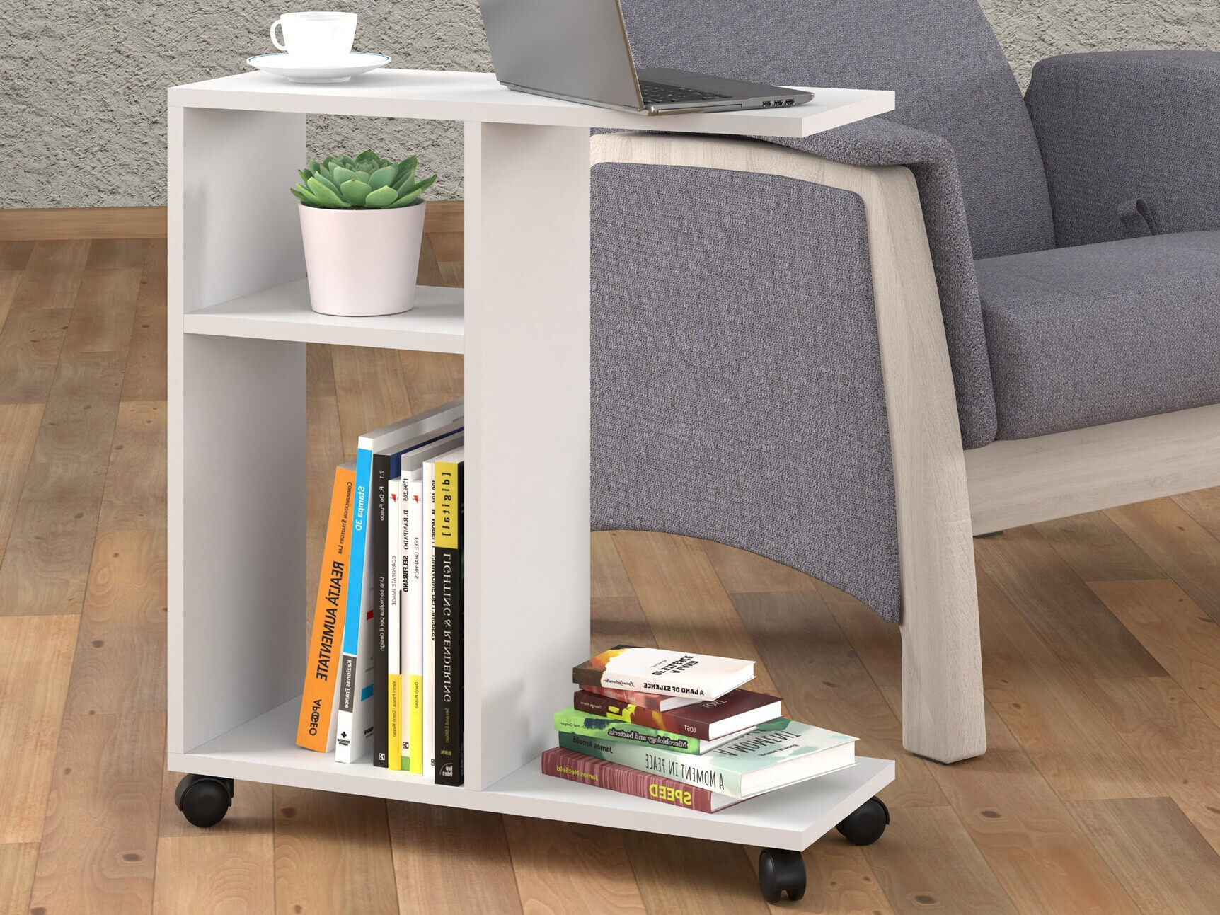 Bijzettafel Buffalo 141 (Mat wit)