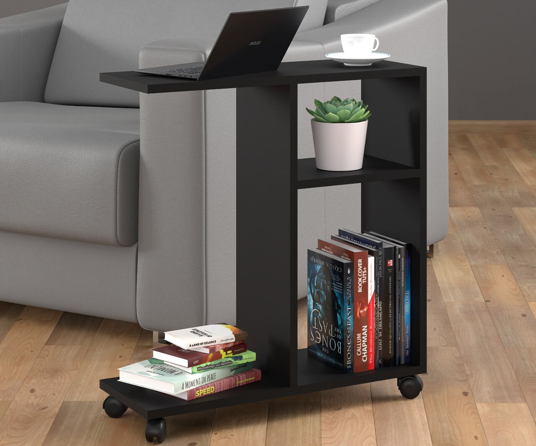 Bijzettafel Buffalo 141 (Matzwart)