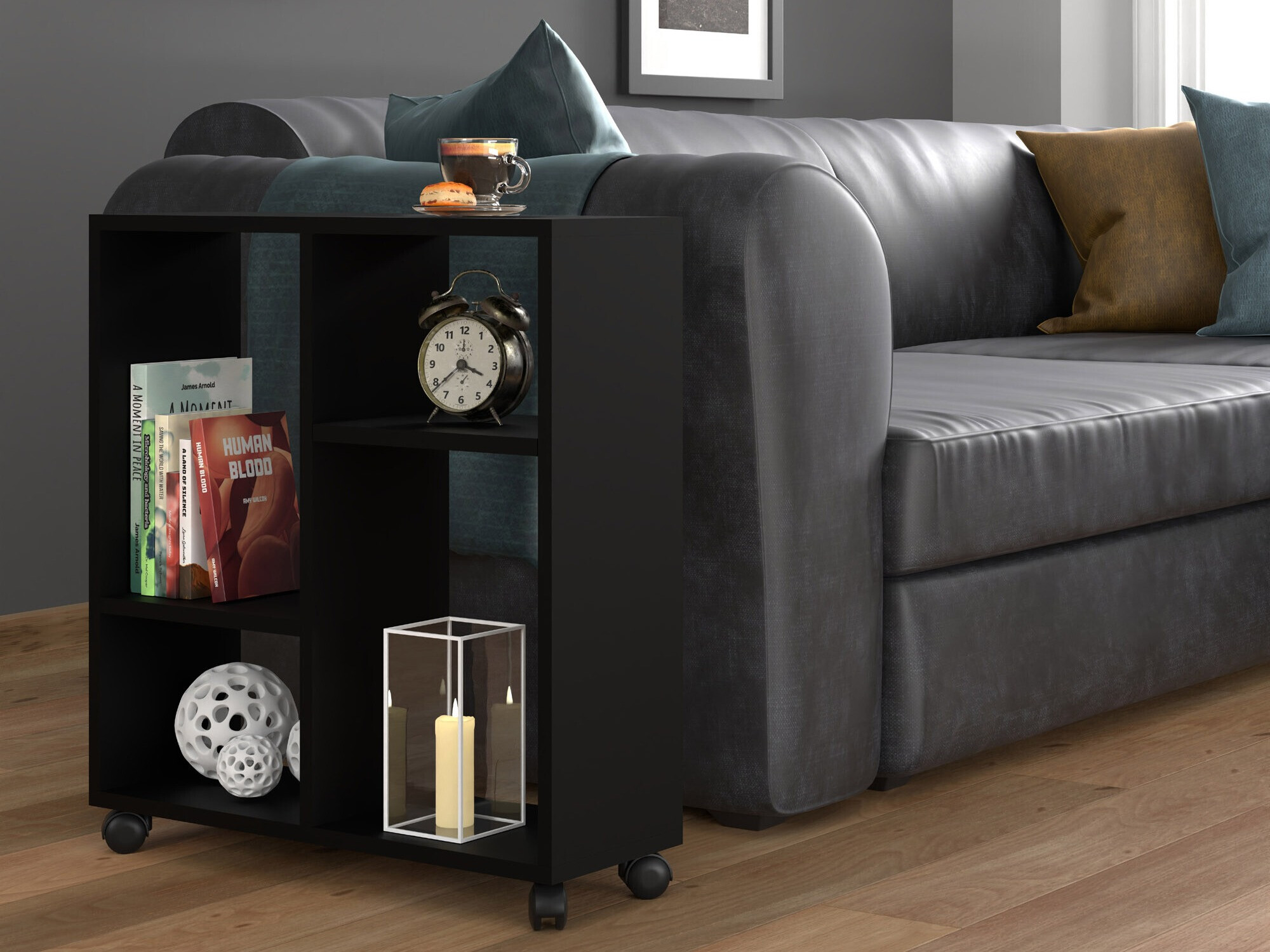 Bijzettafel Buffalo 142 (Matzwart)