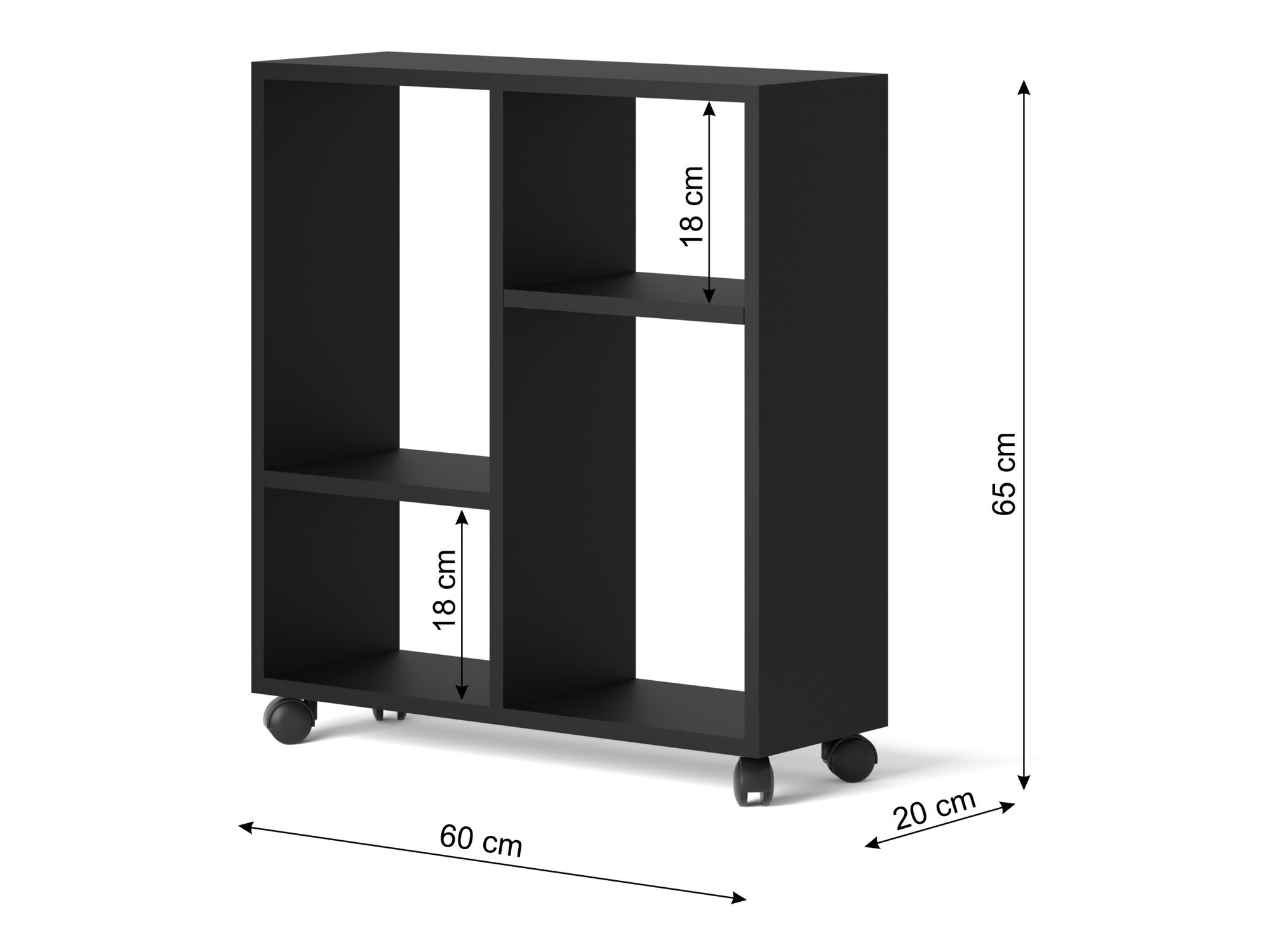 Bijzettafel Buffalo 142 (Matzwart)
