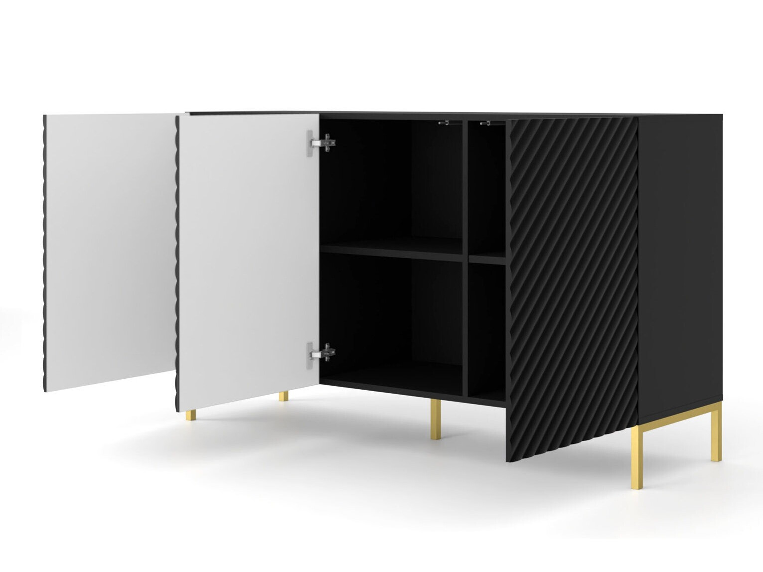 Dressoir Fivremu 100 (Zwart)