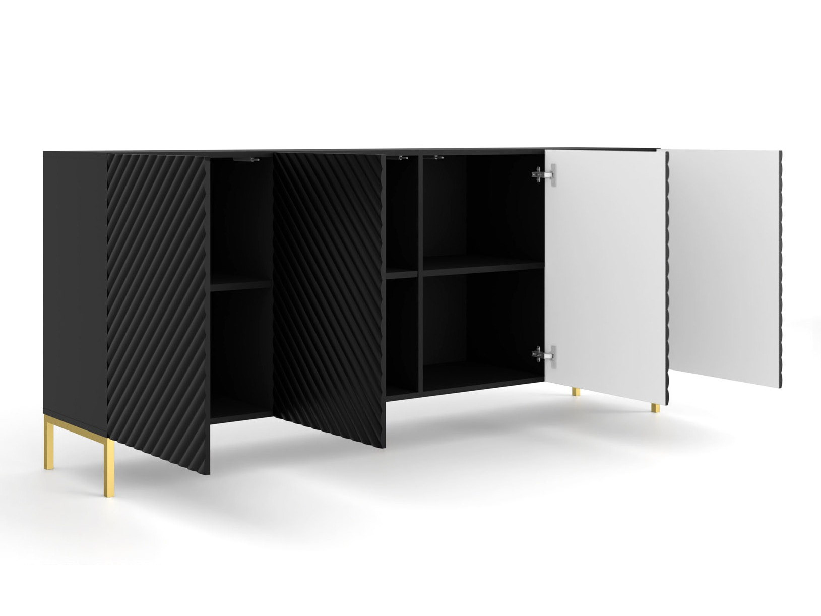 Dressoir Fivremu 101 (Zwart)