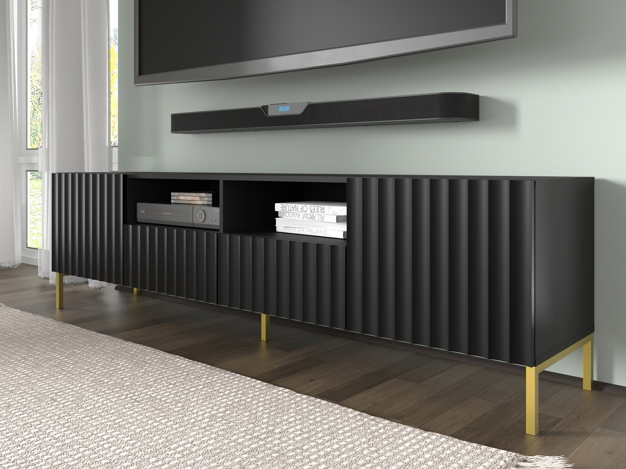 TV-meubel Soropho 102 (Zwart)