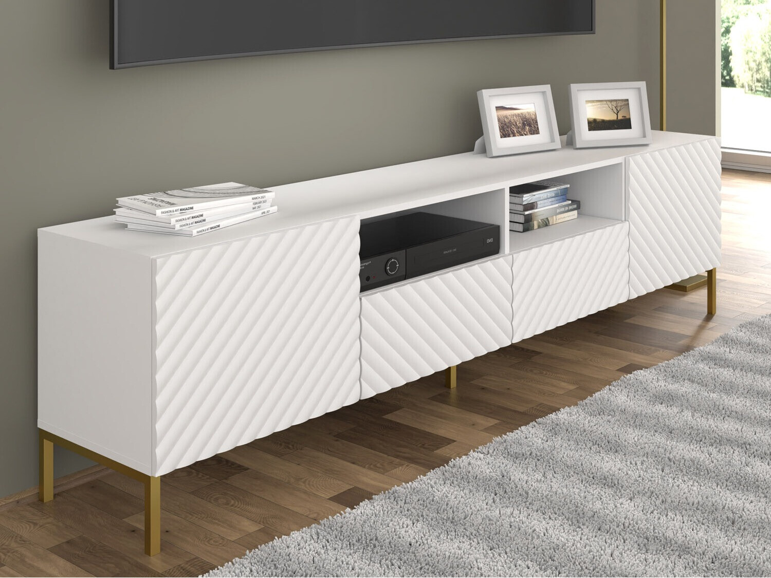 TV-meubel Fivremu 103 (Wit)