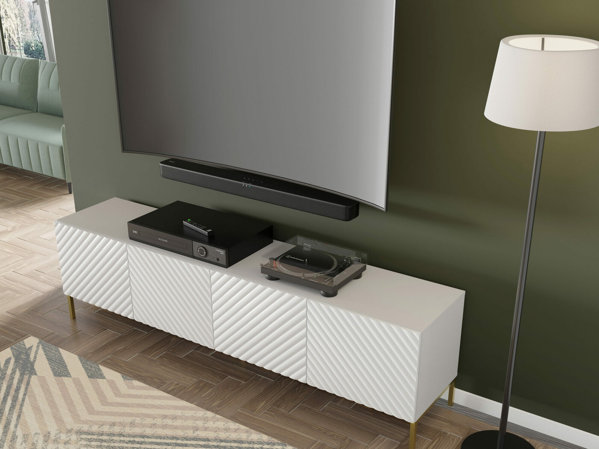 TV-meubel Fivremu 105 (Wit)