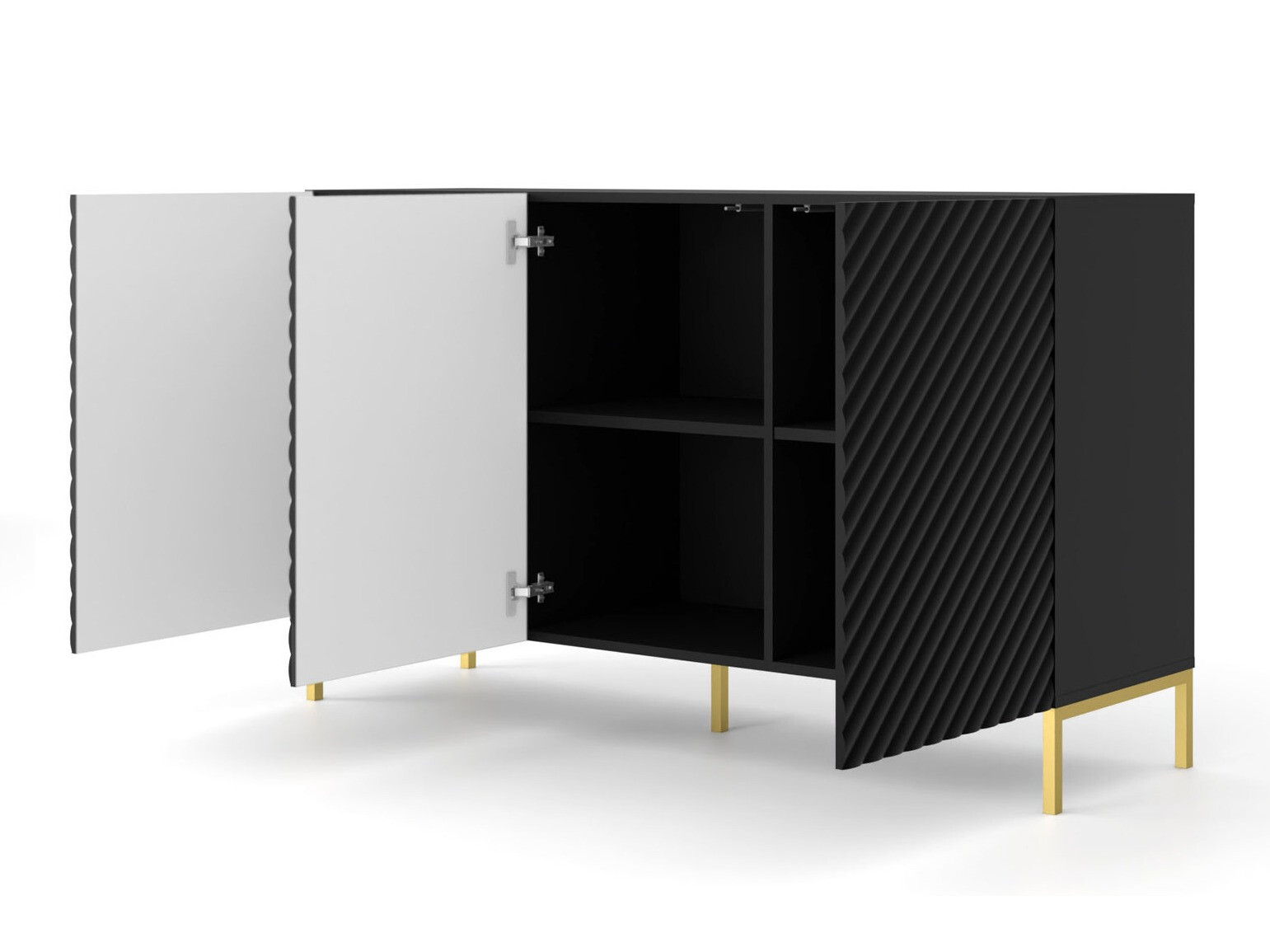 Woonkamerset Fivremu 108 (Zwart)