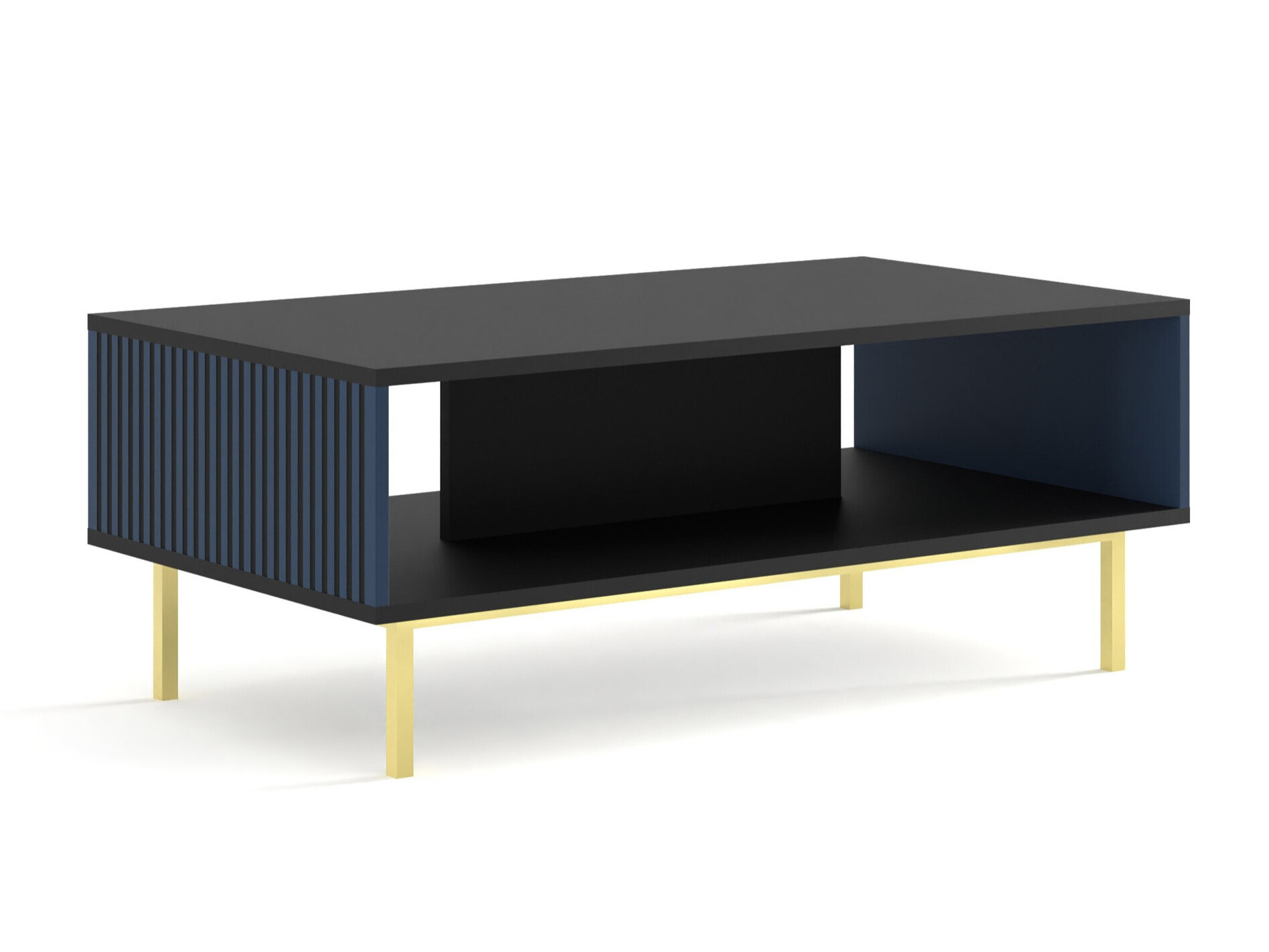 Salontafel Talsalu 103 (Donkerblauw + Zwart)