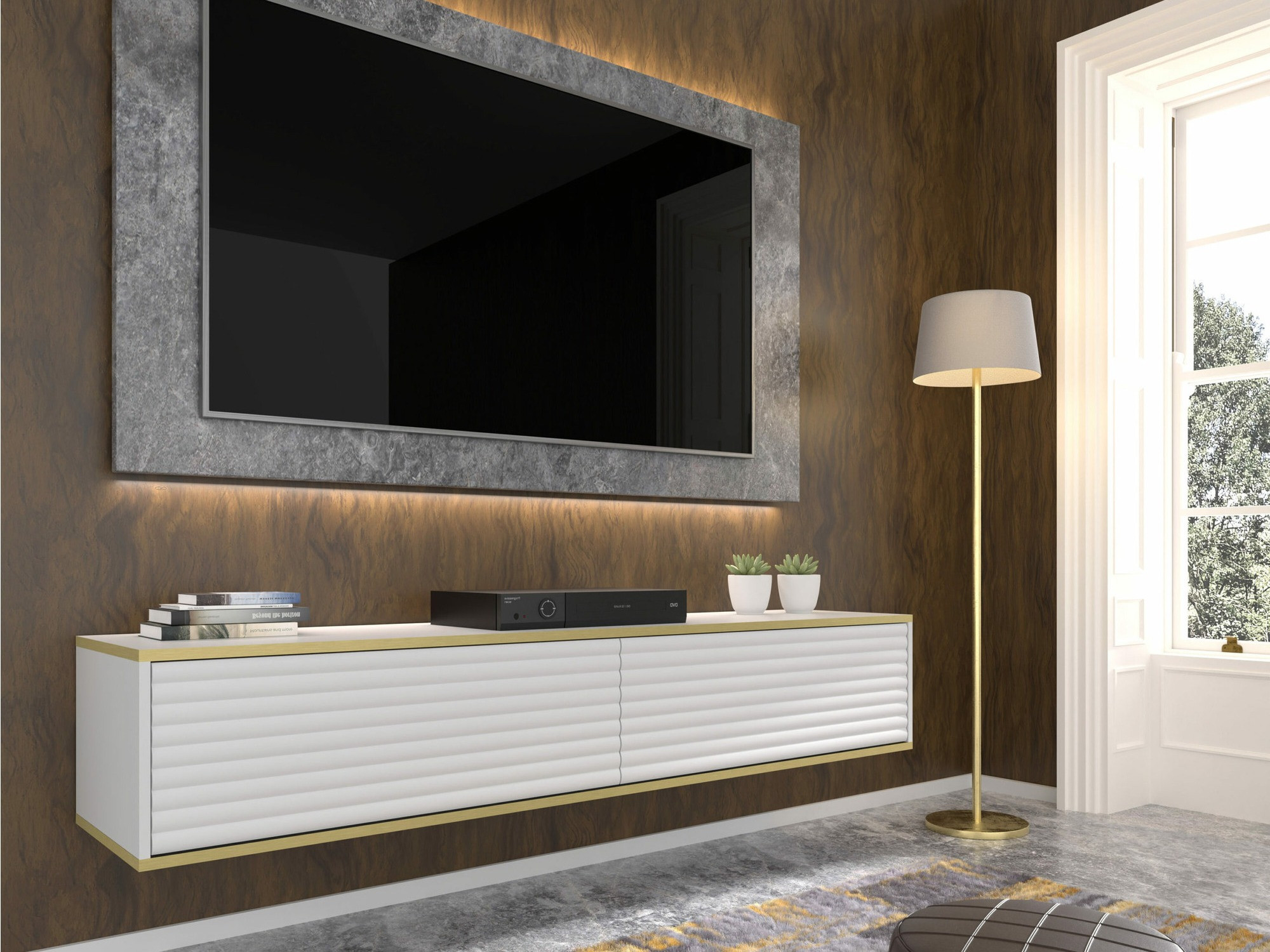 TV-meubel Buffalo 153 (Wit)