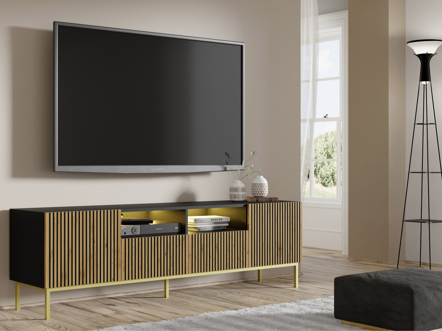 TV-meubel Talsalu 100 (Gouden)