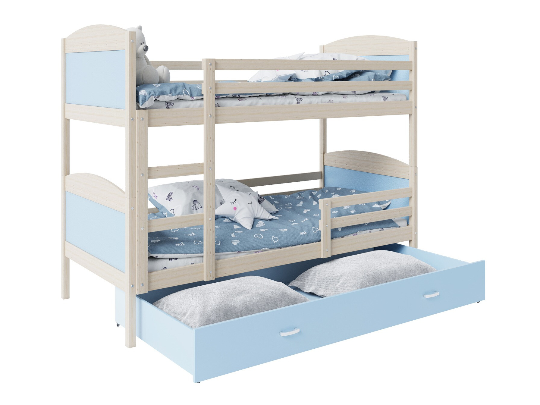 Stapelbed Aurora 101 (Grenen)