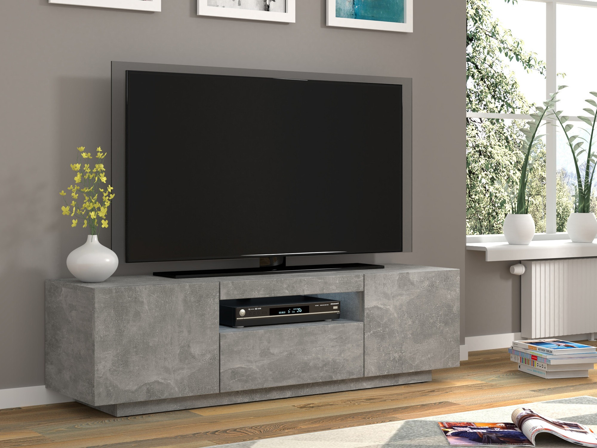 TV-meubel Morteo 103 (Beton)