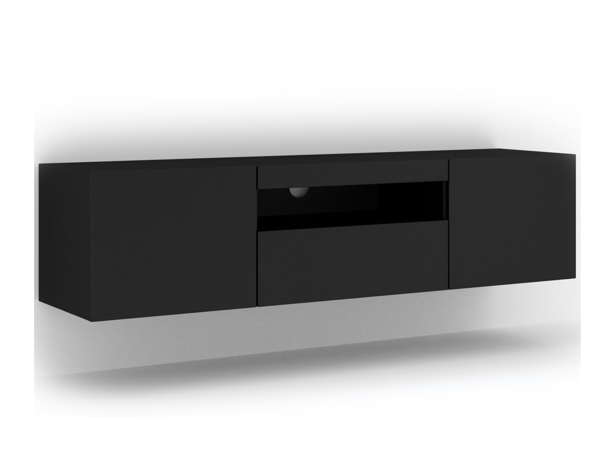 TV-meubel Morteo 103 (Zwart)