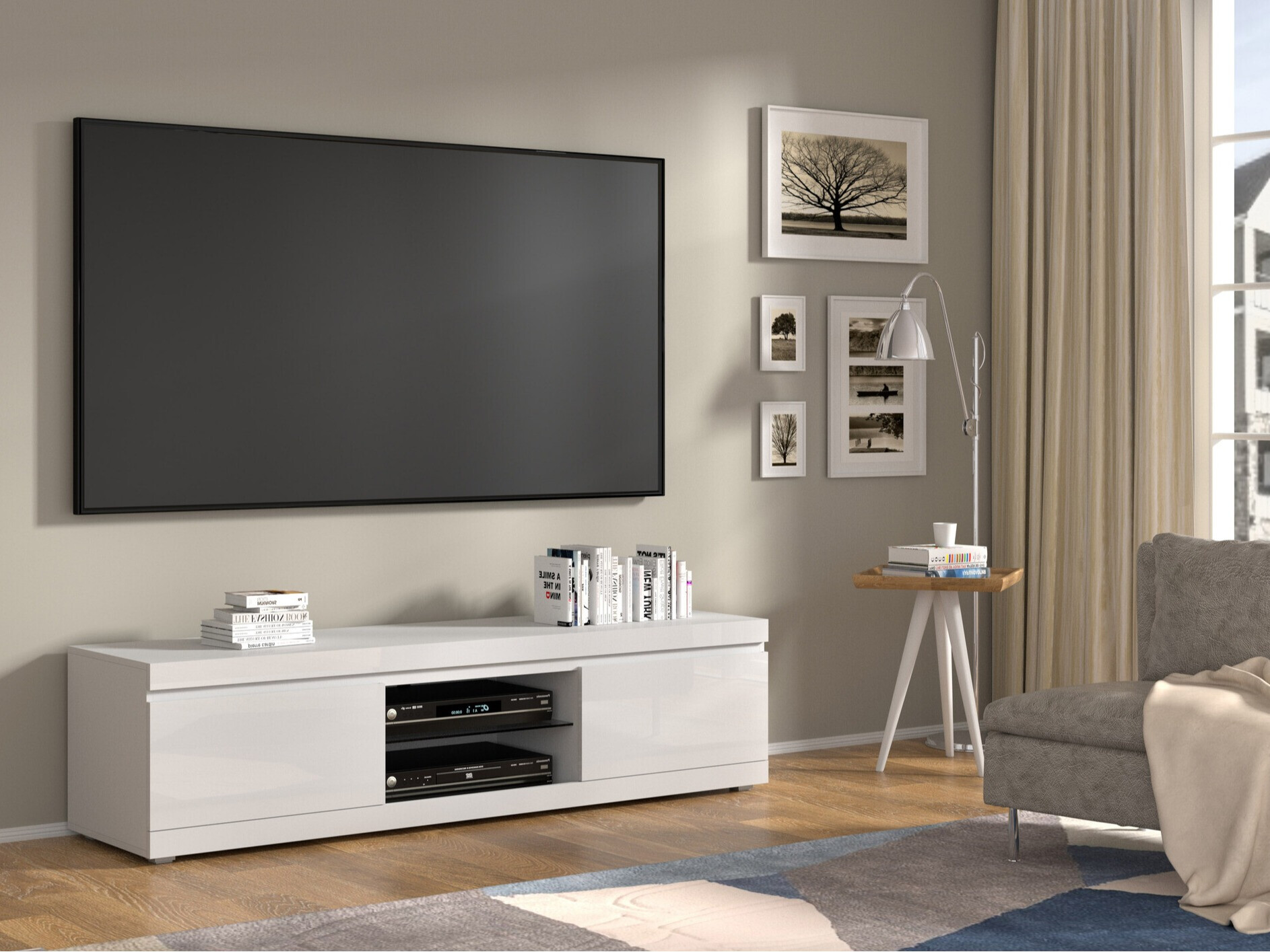 TV-meubel Buffalo 163 (Wit)