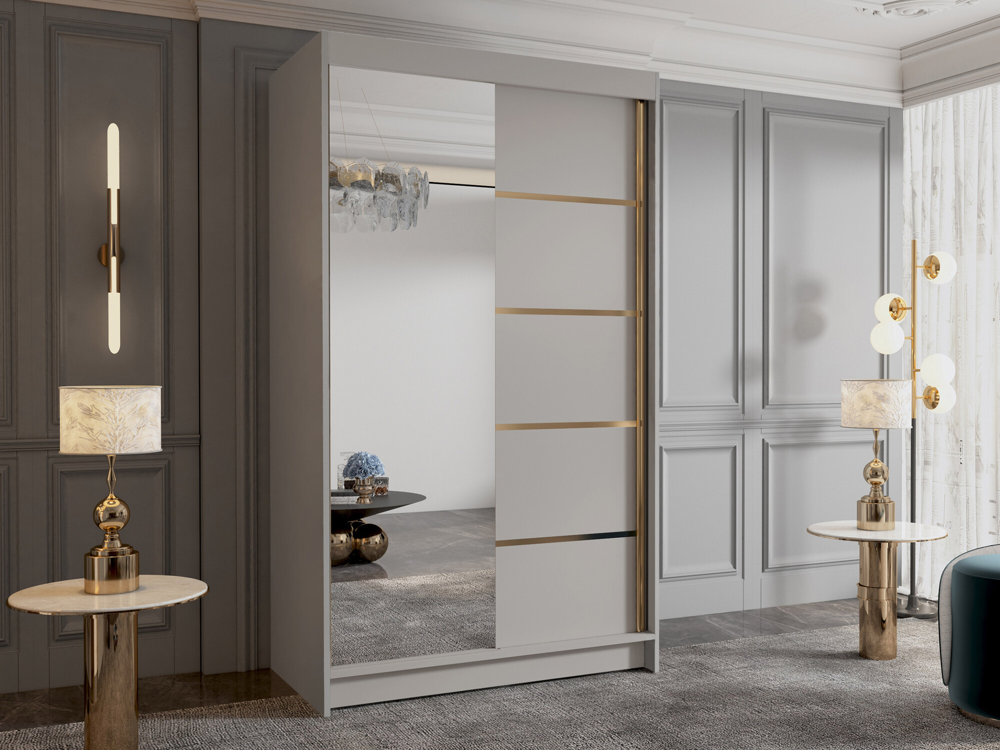 Kledingkast Closico 189 (Kasjmier)