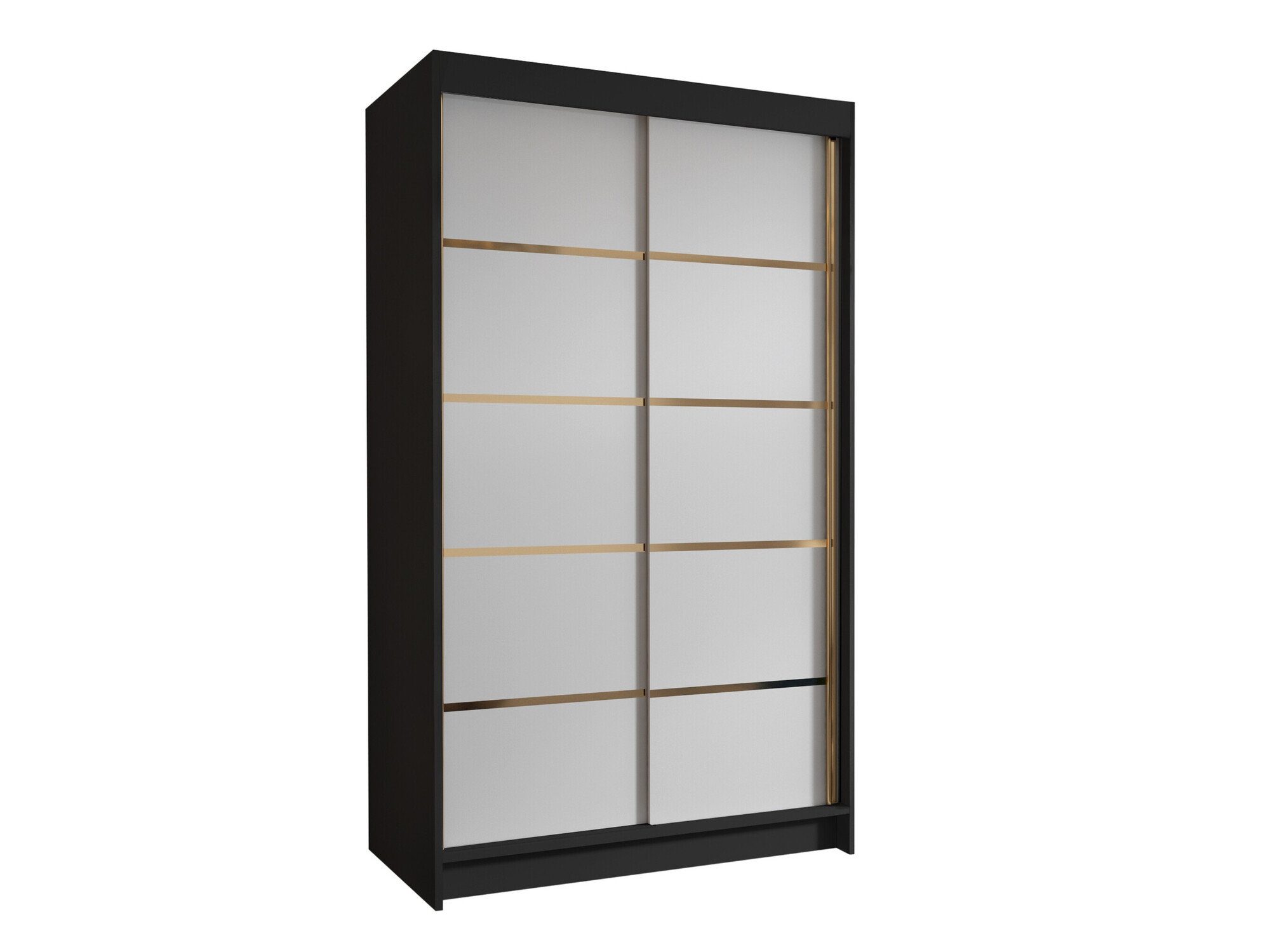 Kledingkast Closico Corden III (Zwart + Wit)